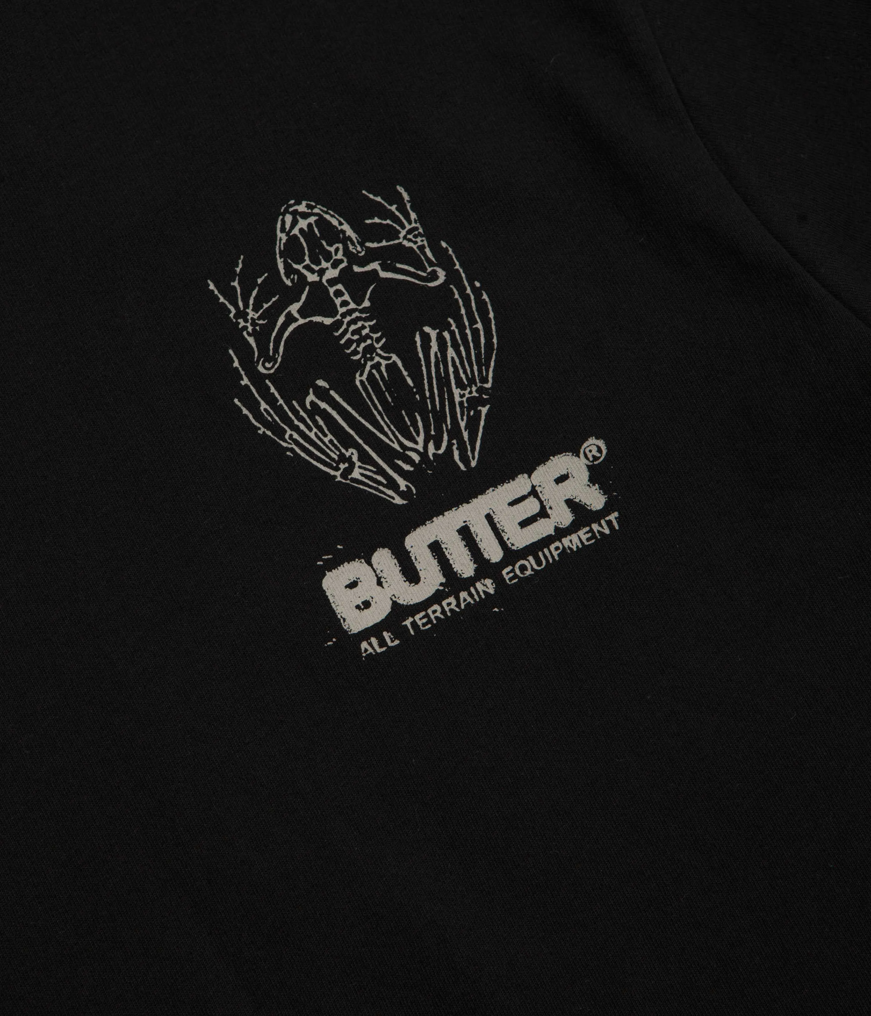 Butter Goods Fossil T-Shirt - Black Comfortable