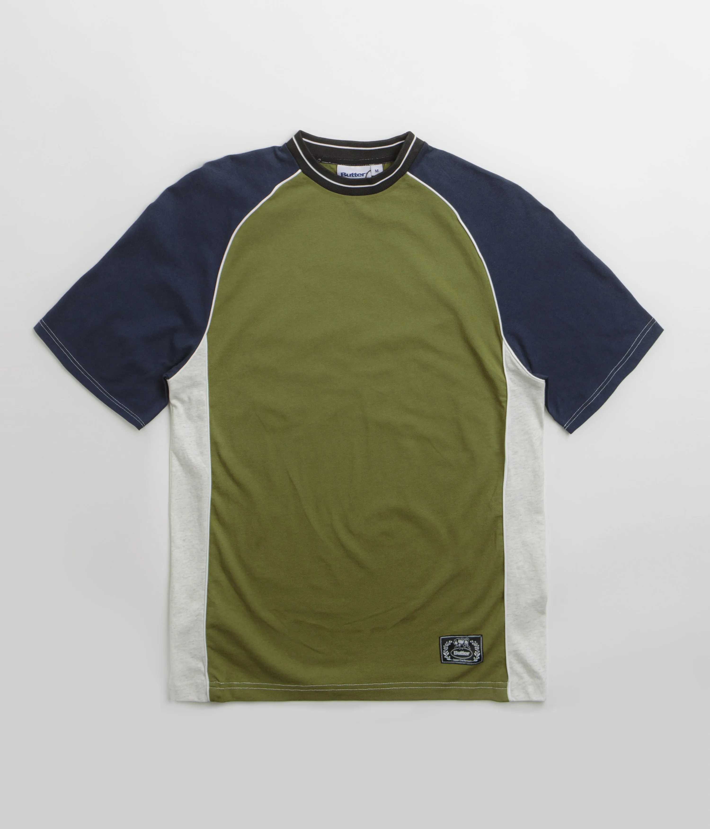 Butter Goods Lap T-Shirt - Moss Busy street Graphic Prints