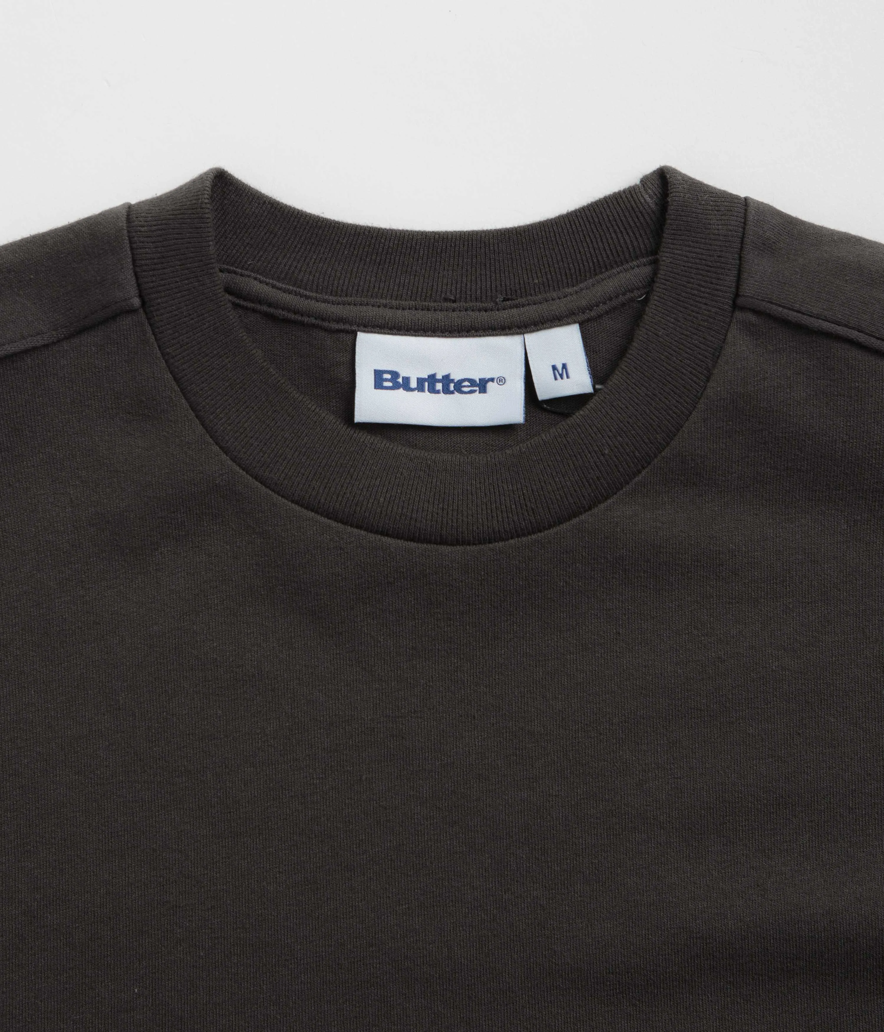 Butter Goods Movement T-Shirt - Washed Black smocking Edgy