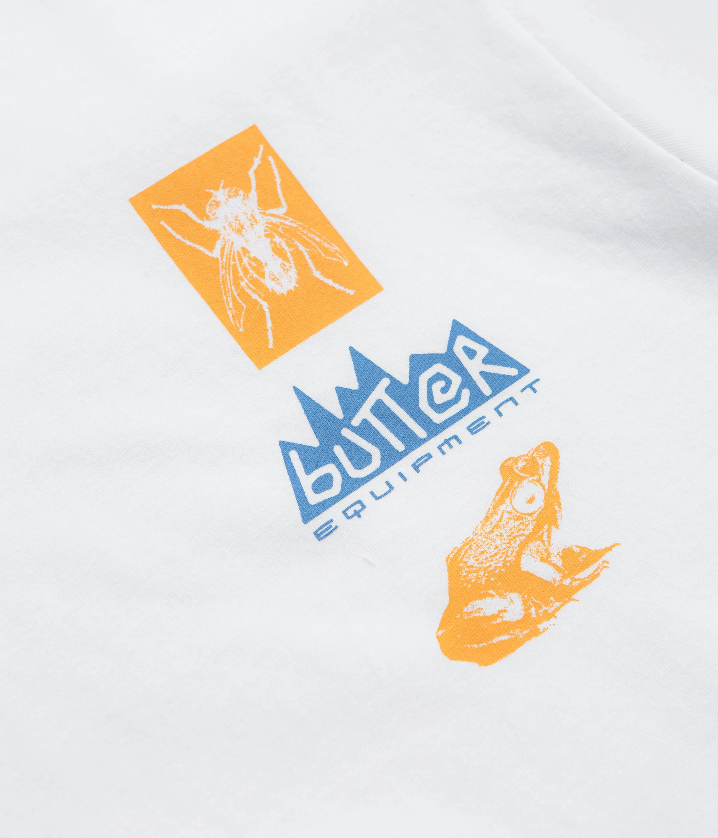 Butter Goods Nature Study T-Shirt - White cuffs