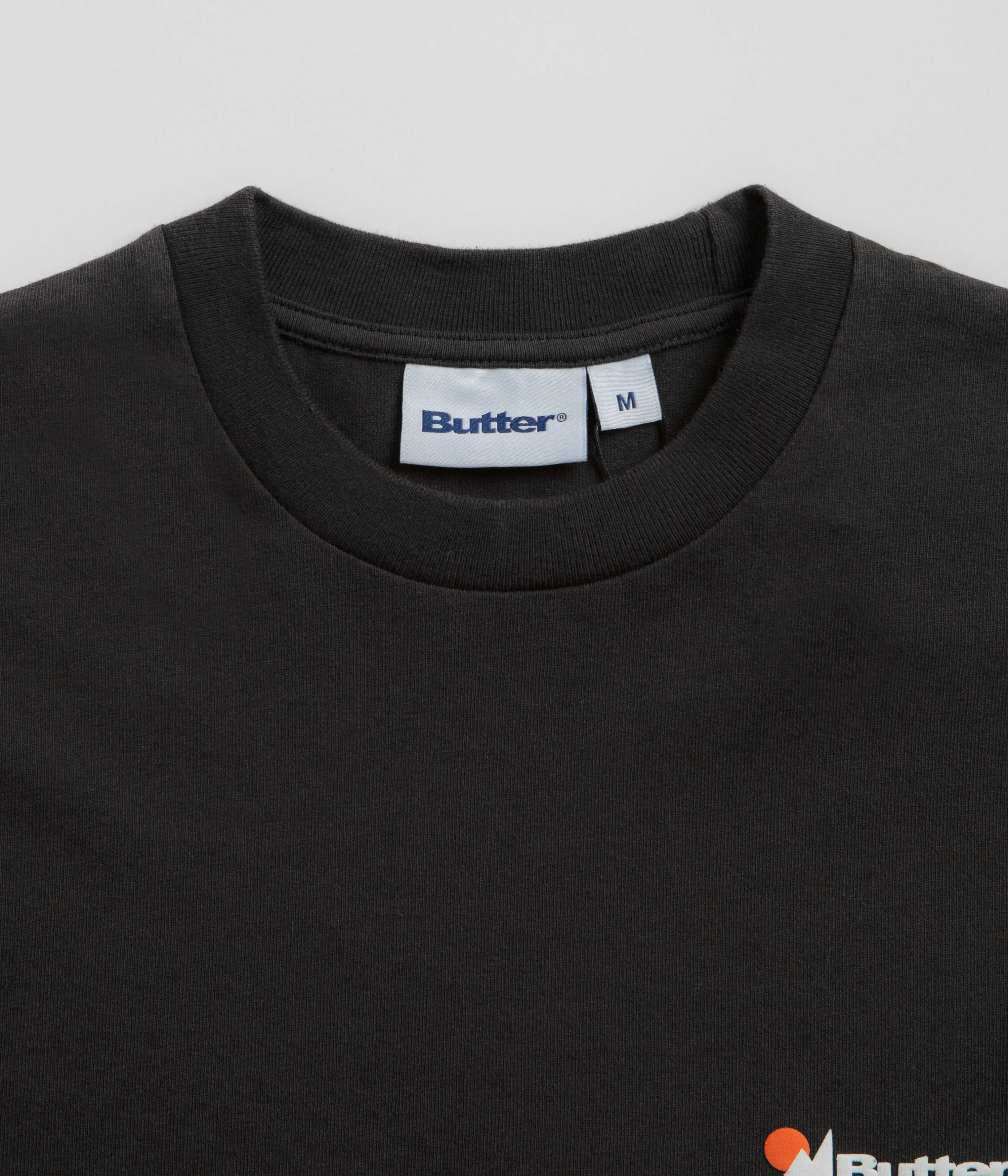 Modern Prints Butter Goods Pigment Dye Long Sleeve T-Shirt - Washed Black