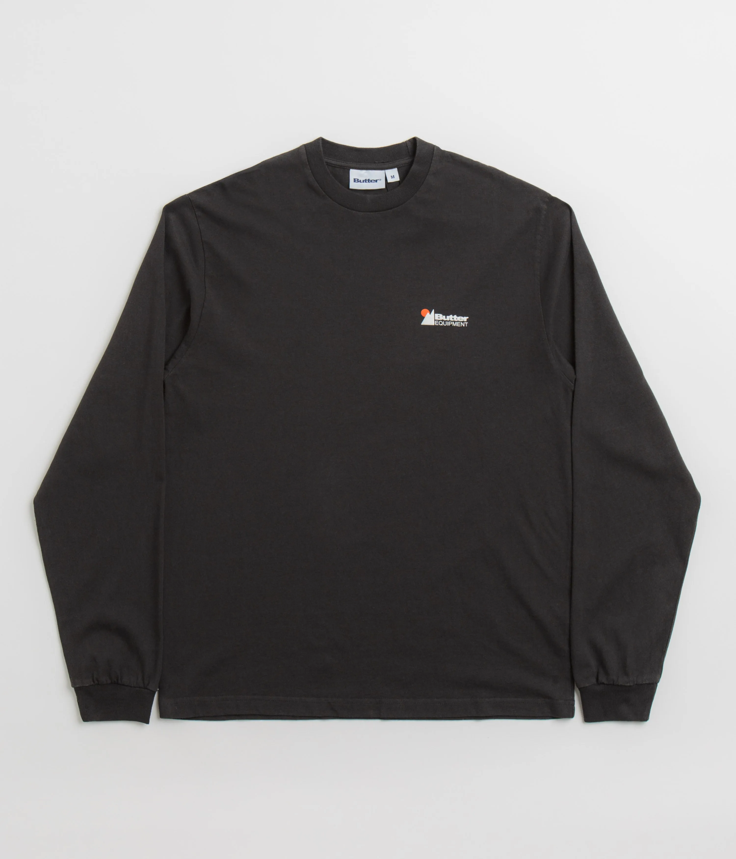 henley shirt mix and match Butter Goods Pigment Dye Long Sleeve T-Shirt - Washed Black