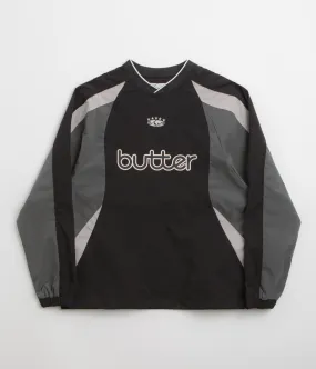 Butter Goods Ridge Sport Crewneck Sweatshirt - Black product team spirit Urban Chic