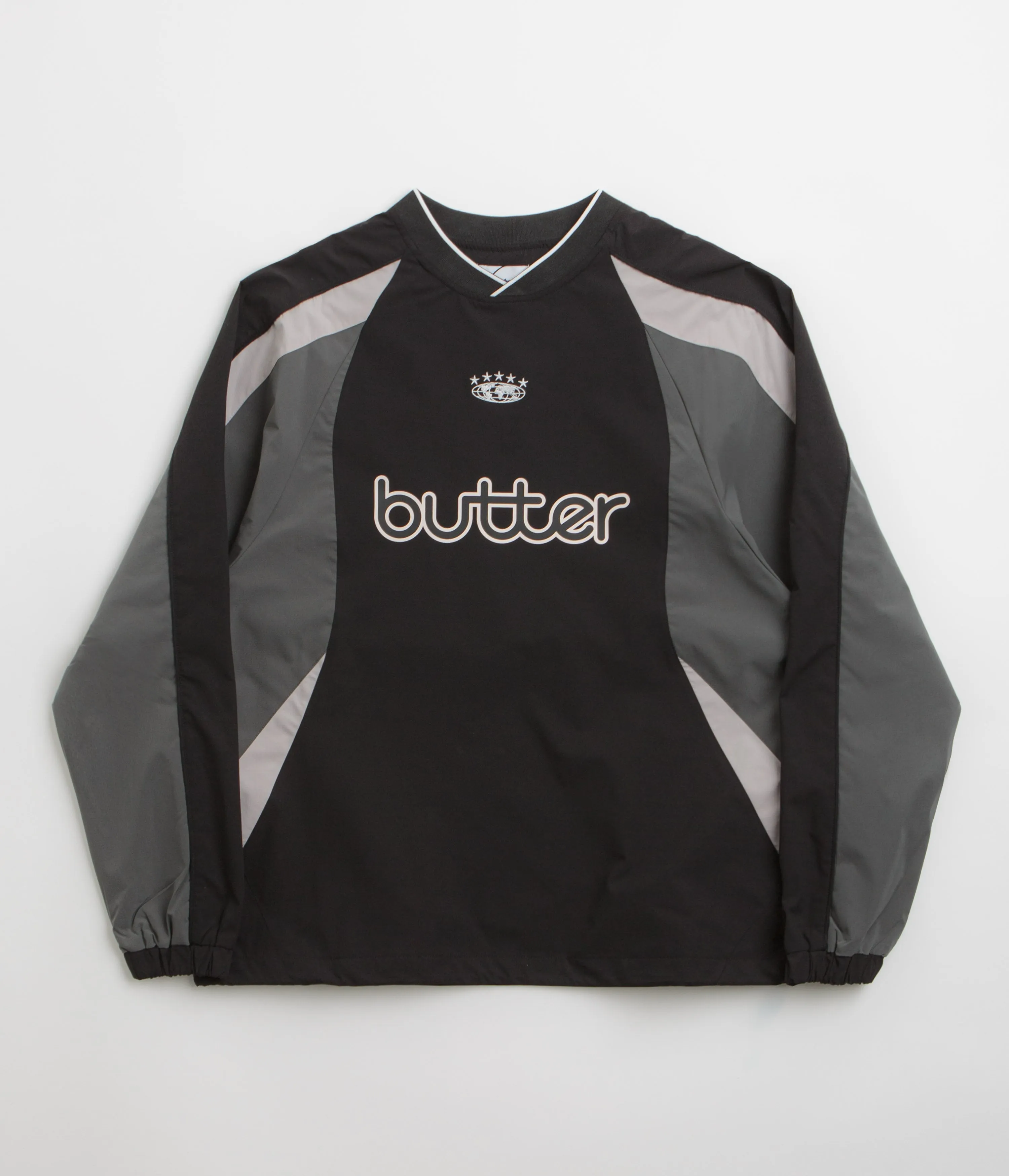 Butter Goods Ridge Sport Crewneck Sweatshirt - Black product team spirit Urban Chic