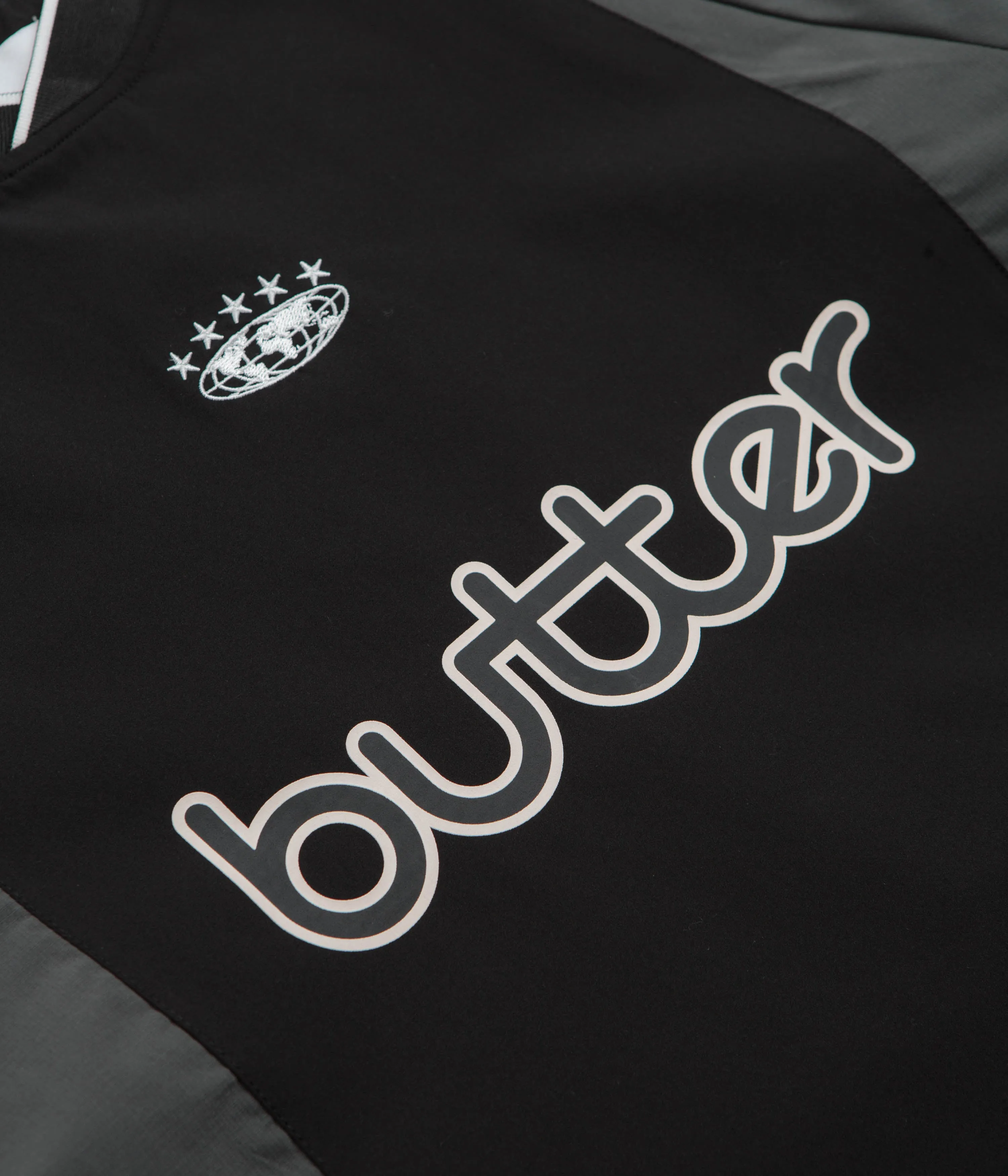 product sale Suede Butter Goods Ridge Sport Crewneck Sweatshirt - Black