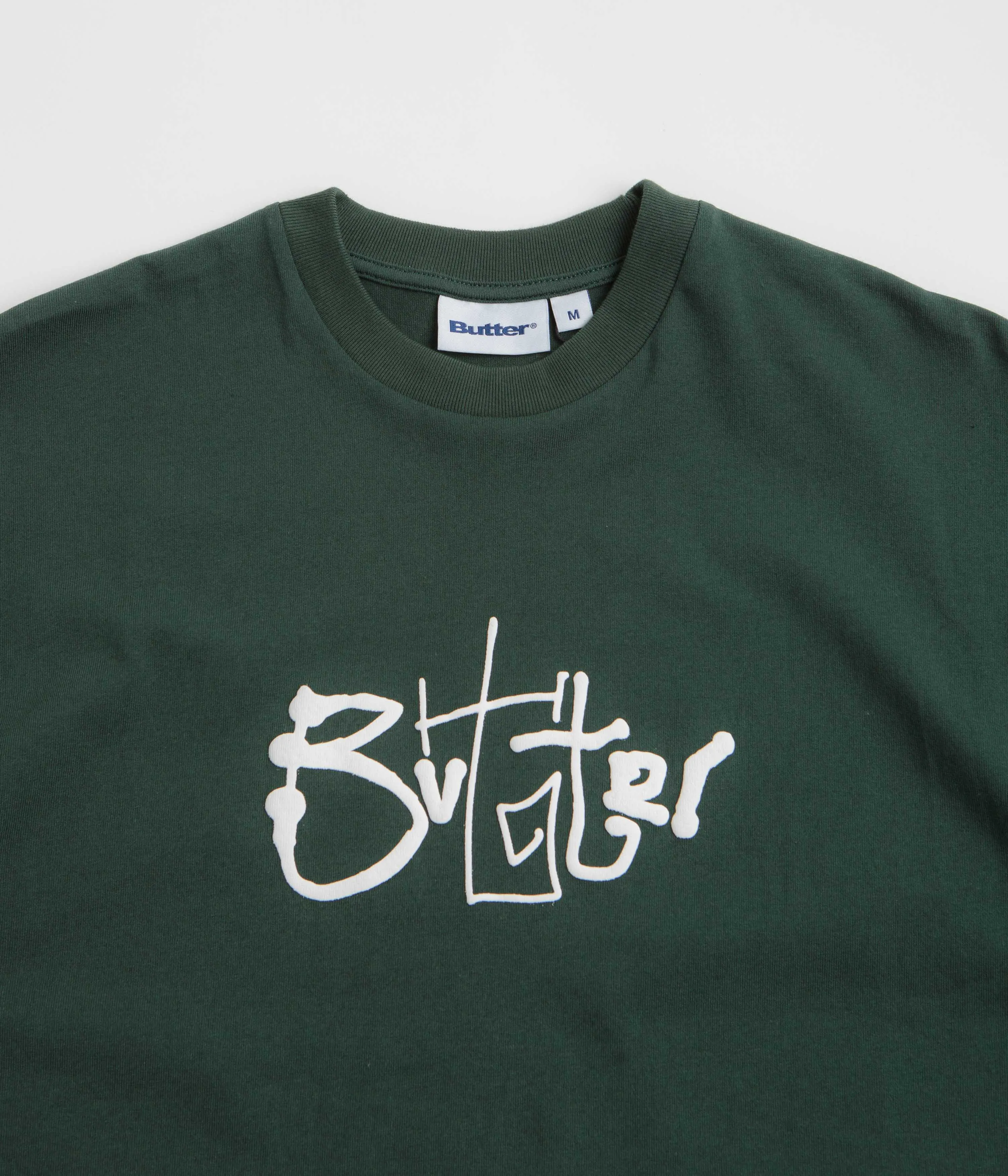 Butter Goods Scribble T-Shirt - Dark Forest Lounge Wear Quick Drying