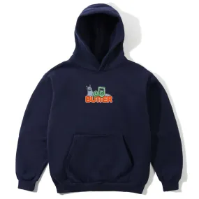 Butter Goods - Snail Hoodie Navy skateboard ride