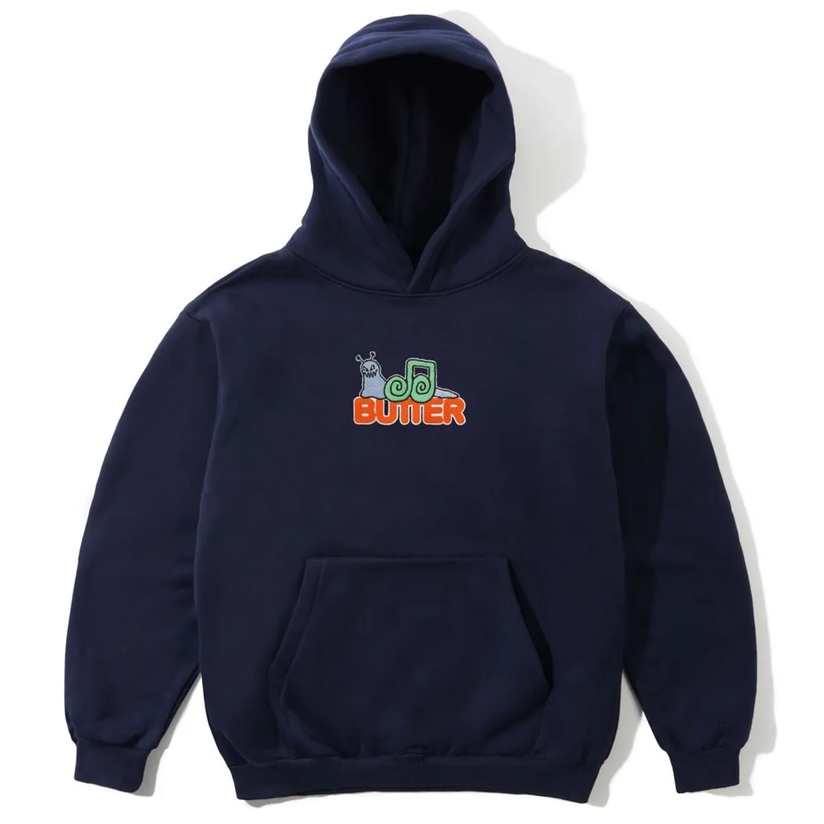 Butter Goods - Snail Hoodie Navy skateboard ride