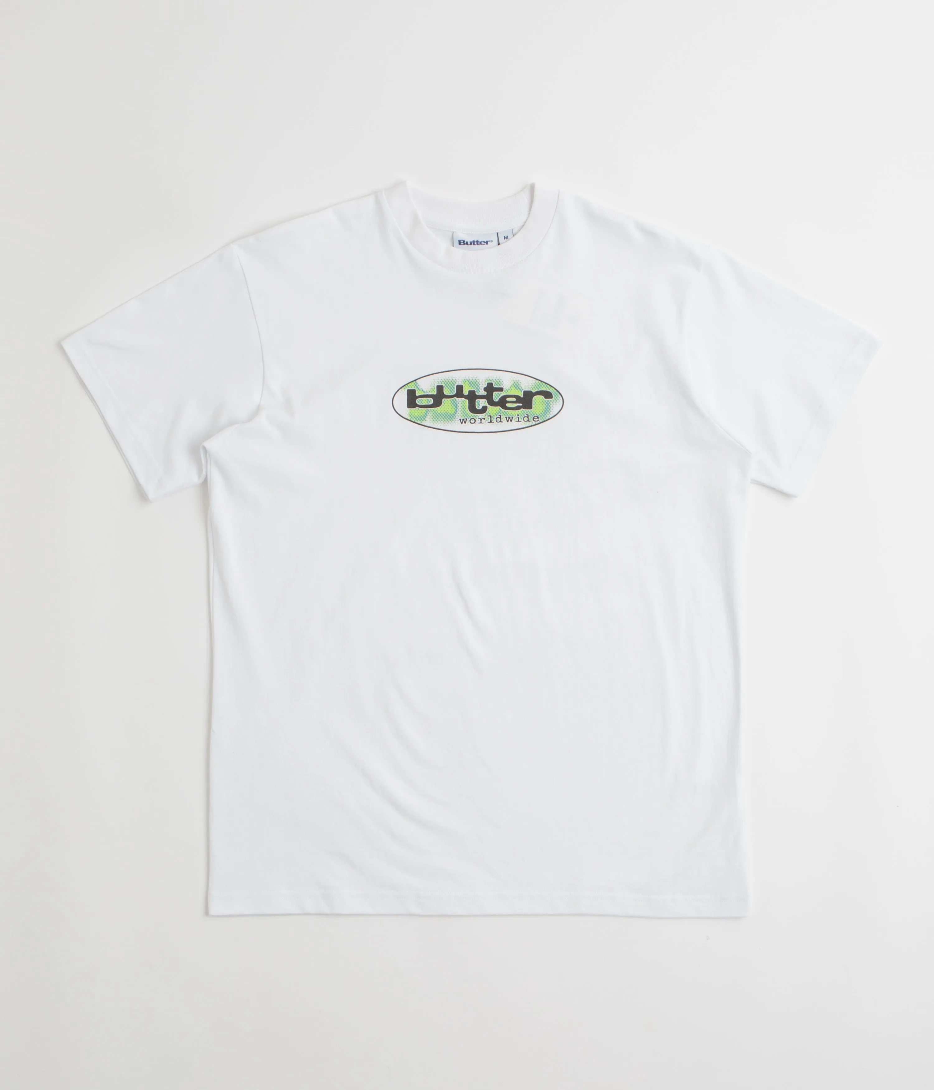 Breathable Mesh Panels Adjustable Butter Goods Vortex T-Shirt - White
