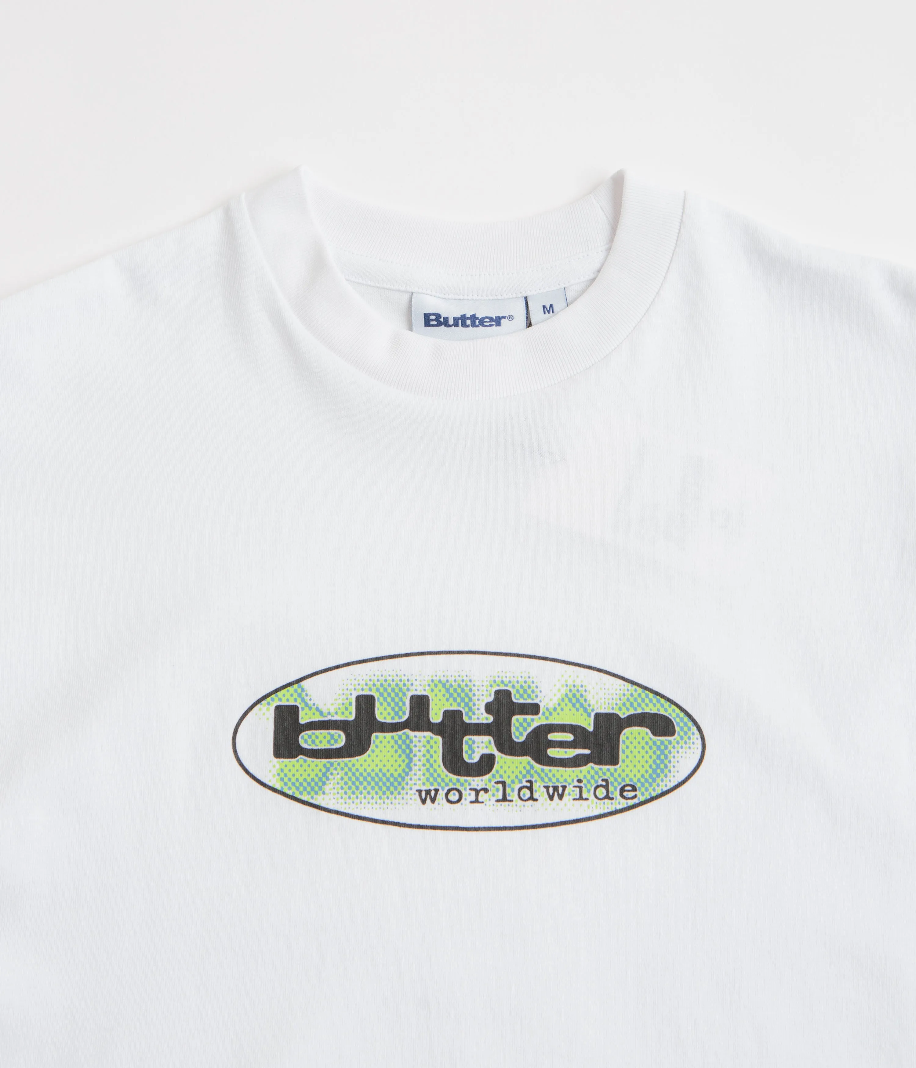 Butter Goods Vortex T-Shirt - White Indoor clothing