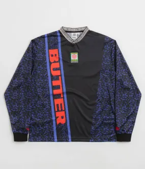 Butter Goods x Umbro Goalie Jersey - Black / Blue Loungewear Trend-setting