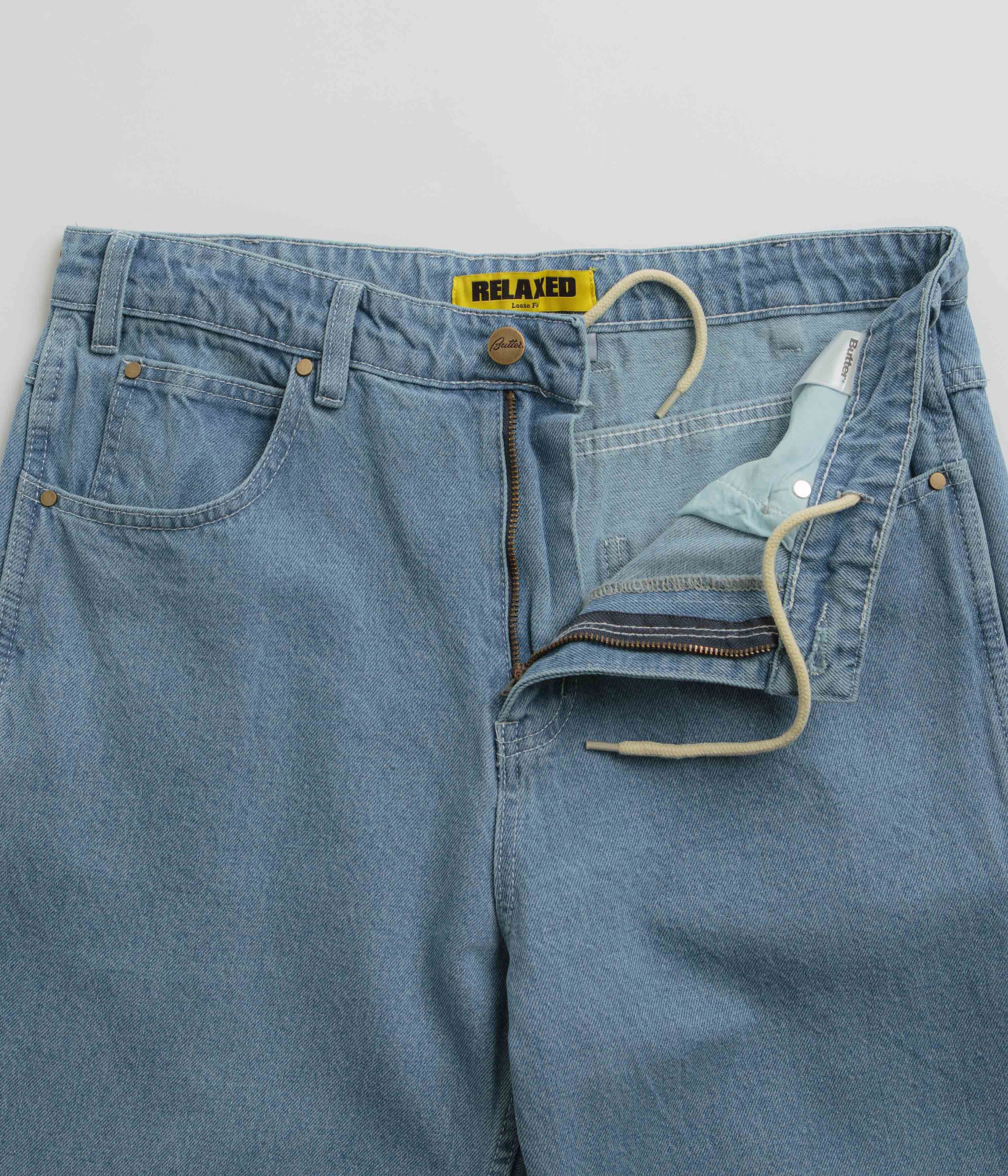 Butter Goods Art Jeans - Mid Blue StretchMaterial