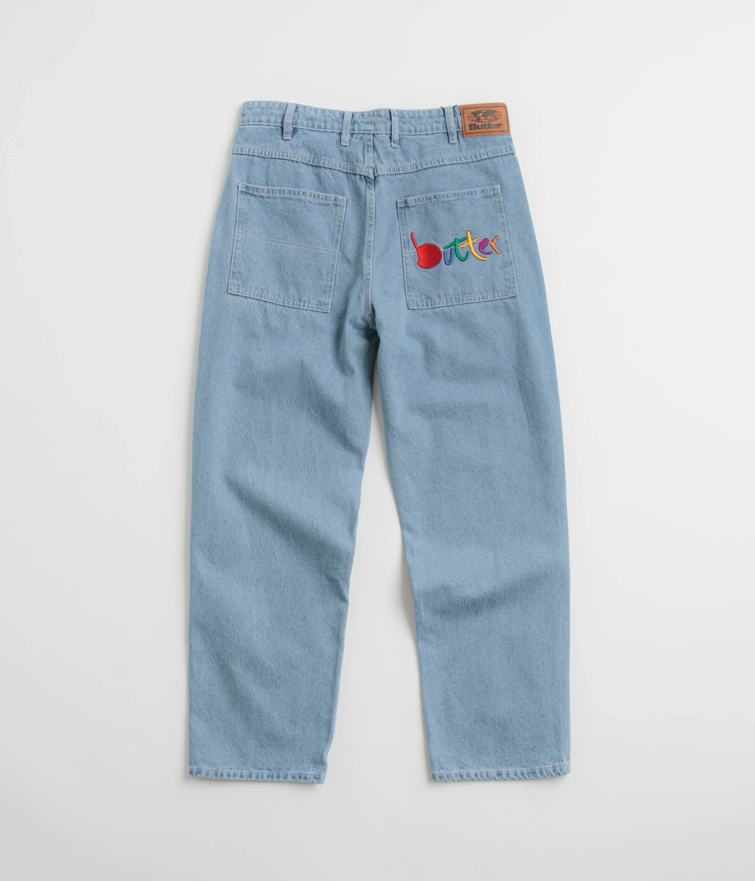Butter Goods Art Jeans - Mid Blue Water Resistant Finish