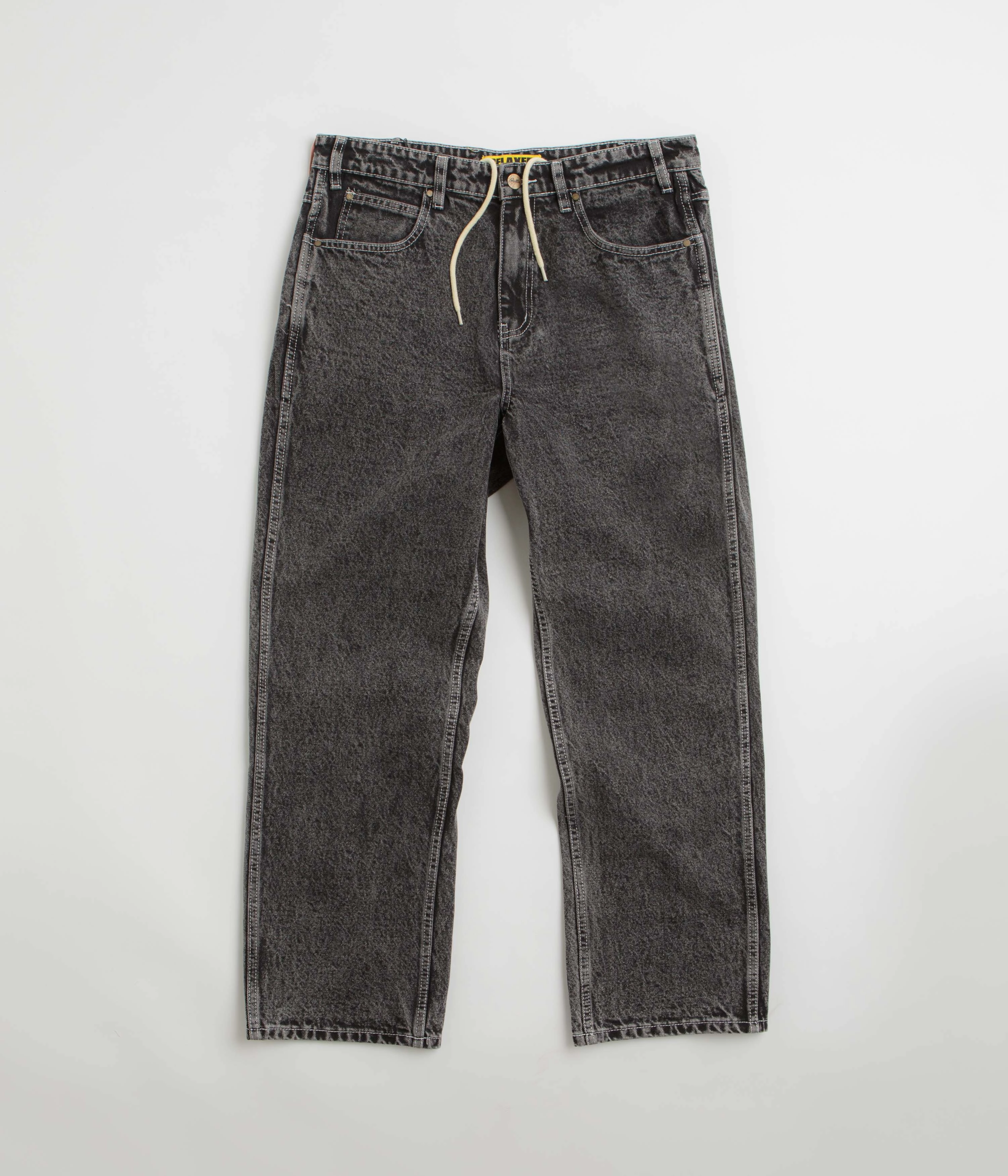 Petite Fit All Day Use Butter Goods Art Jeans - Washed Black