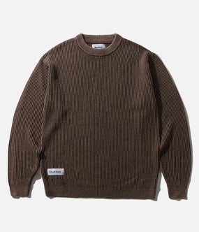 Interlock Knit Body Butter Goods Bleach Knit Sweater