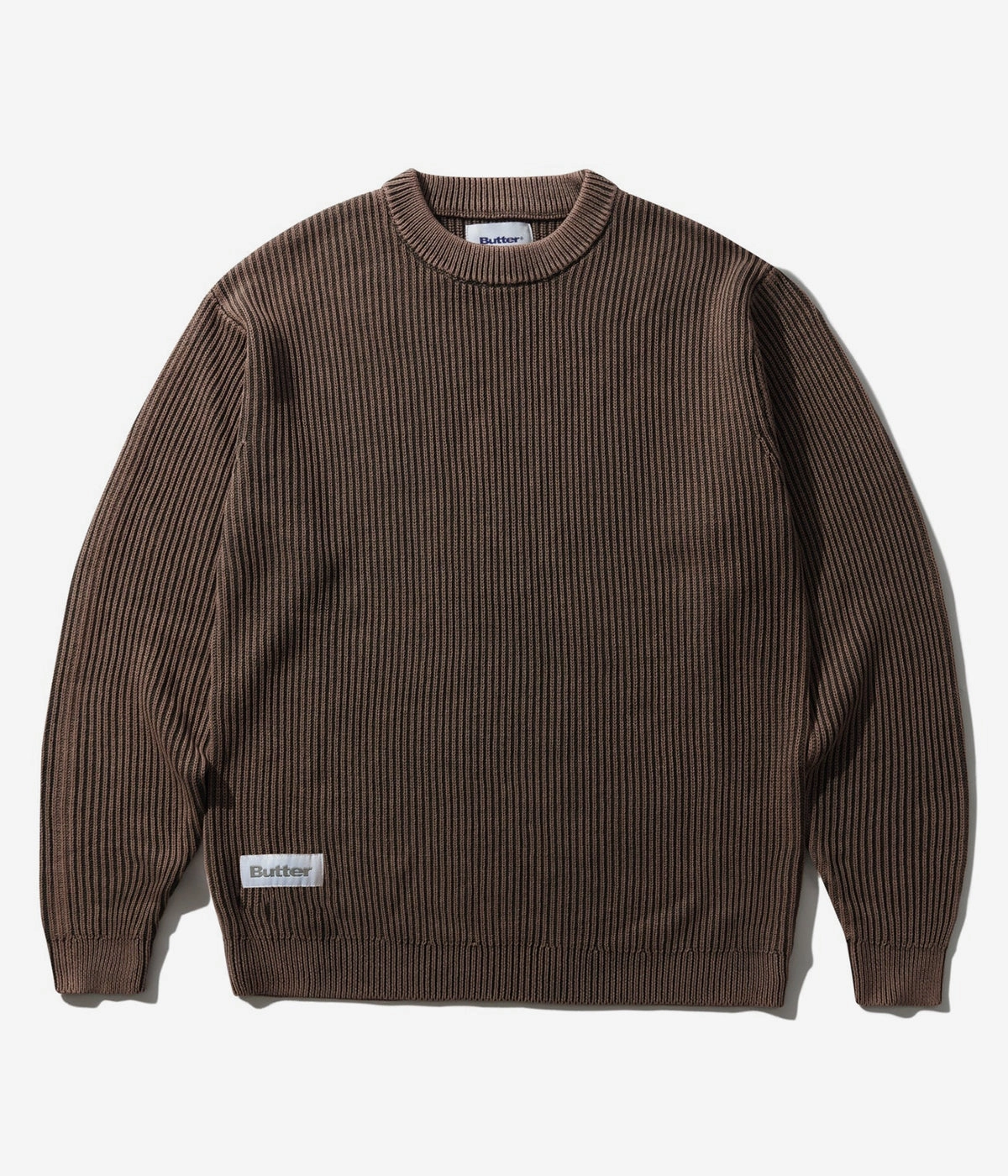 Interlock Knit Body Butter Goods Bleach Knit Sweater