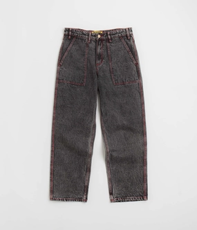 UVProtectiveLayer Butter Goods Breakdown Relaxed Jeans - Acid Wash Black