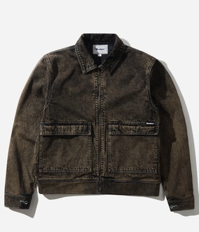 Lightweight Polyester Blend Softshell Fabric Butter Goods Bronco Denim Jacket