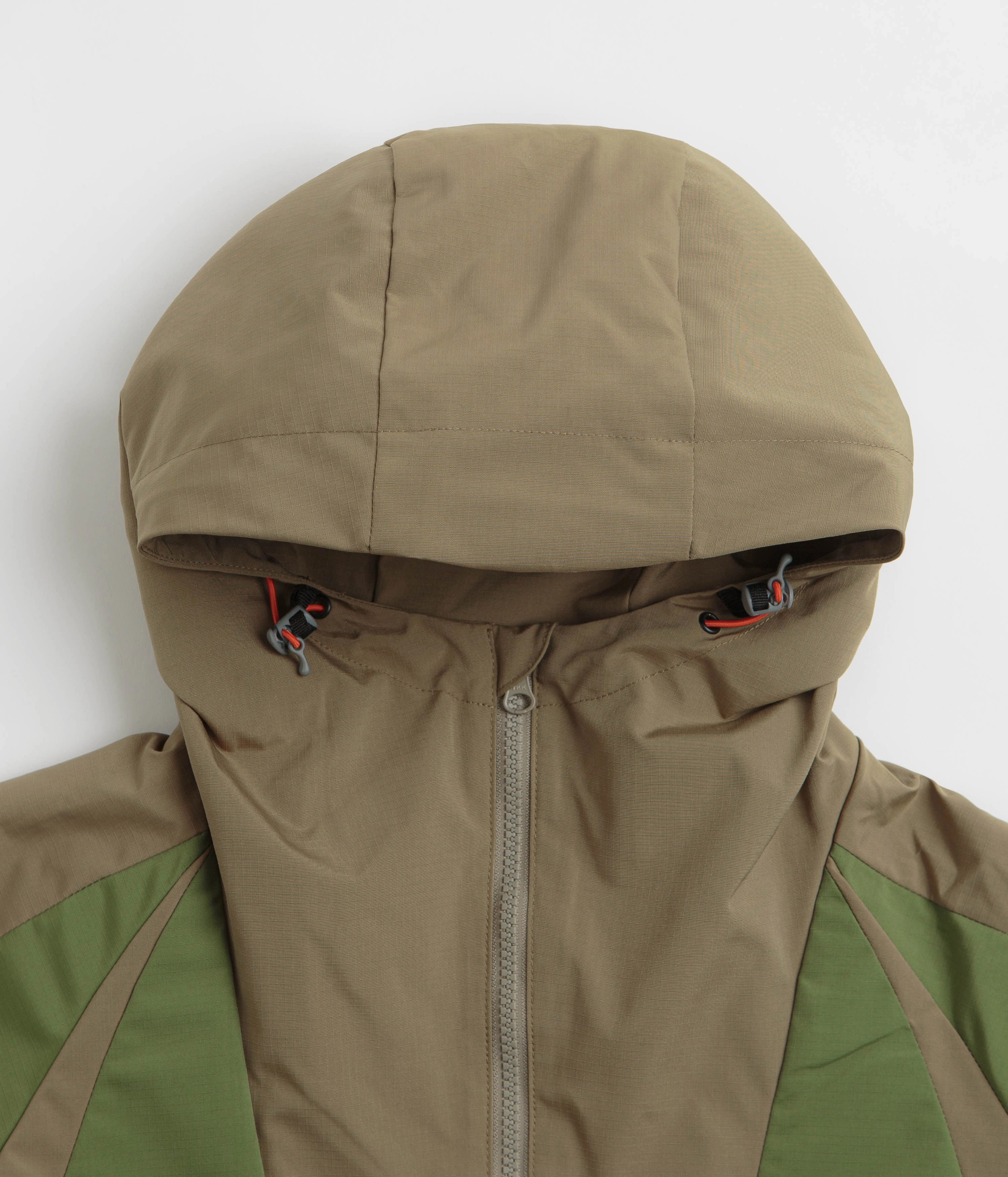 Butter Goods Contour Anorak Jacket - Sage / Stone Rugged Comfort Earrings