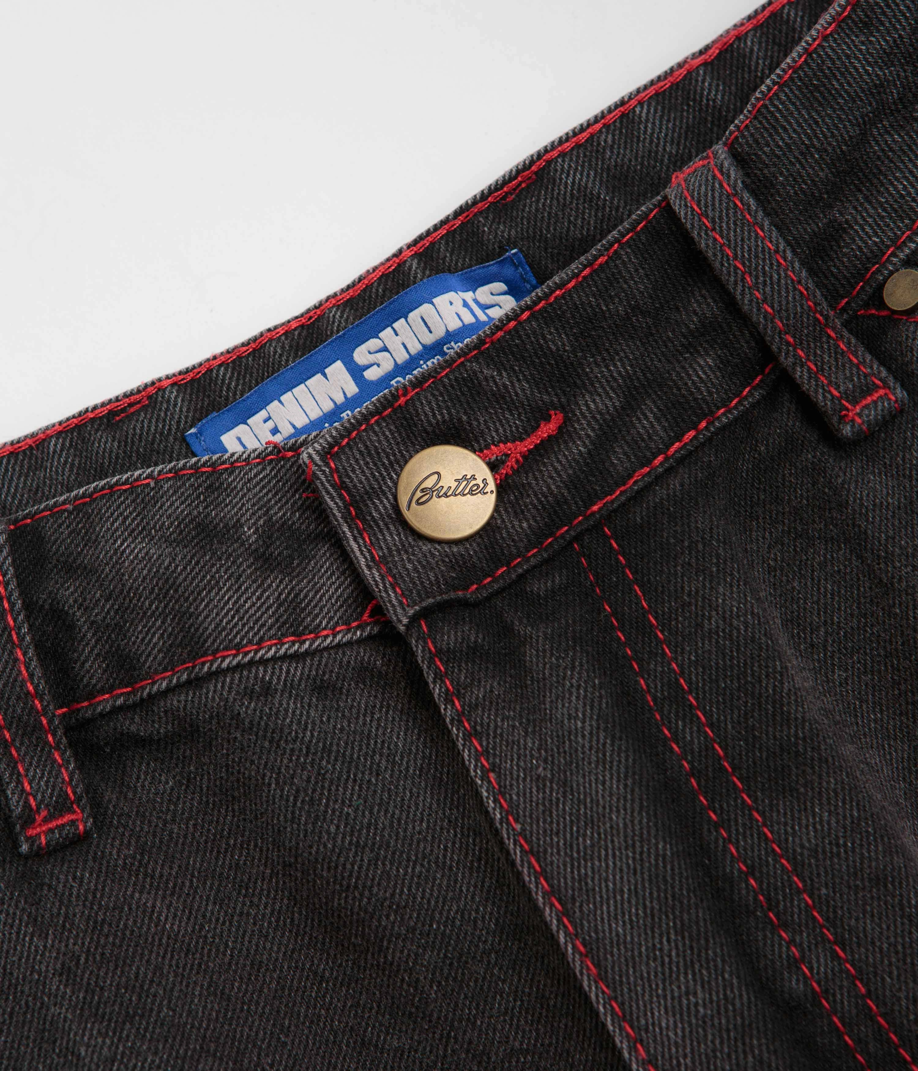 Butter Goods Encounter Denim Shorts - Tinted Washed Black hypoallergenic material Everyday Outfit