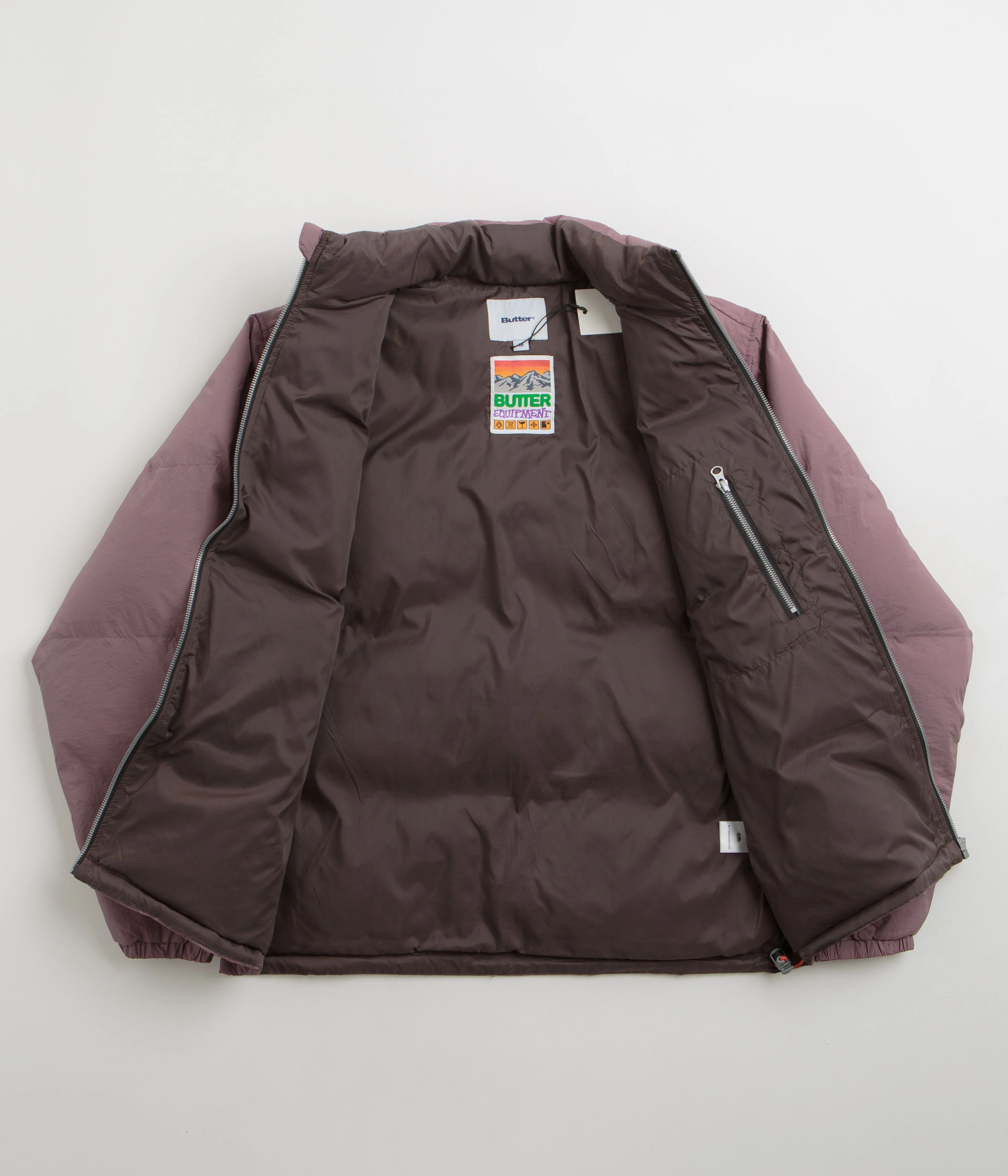 Butter Goods Endure Puffer Jacket - Dusk Trendy Jacket Design Zip-up