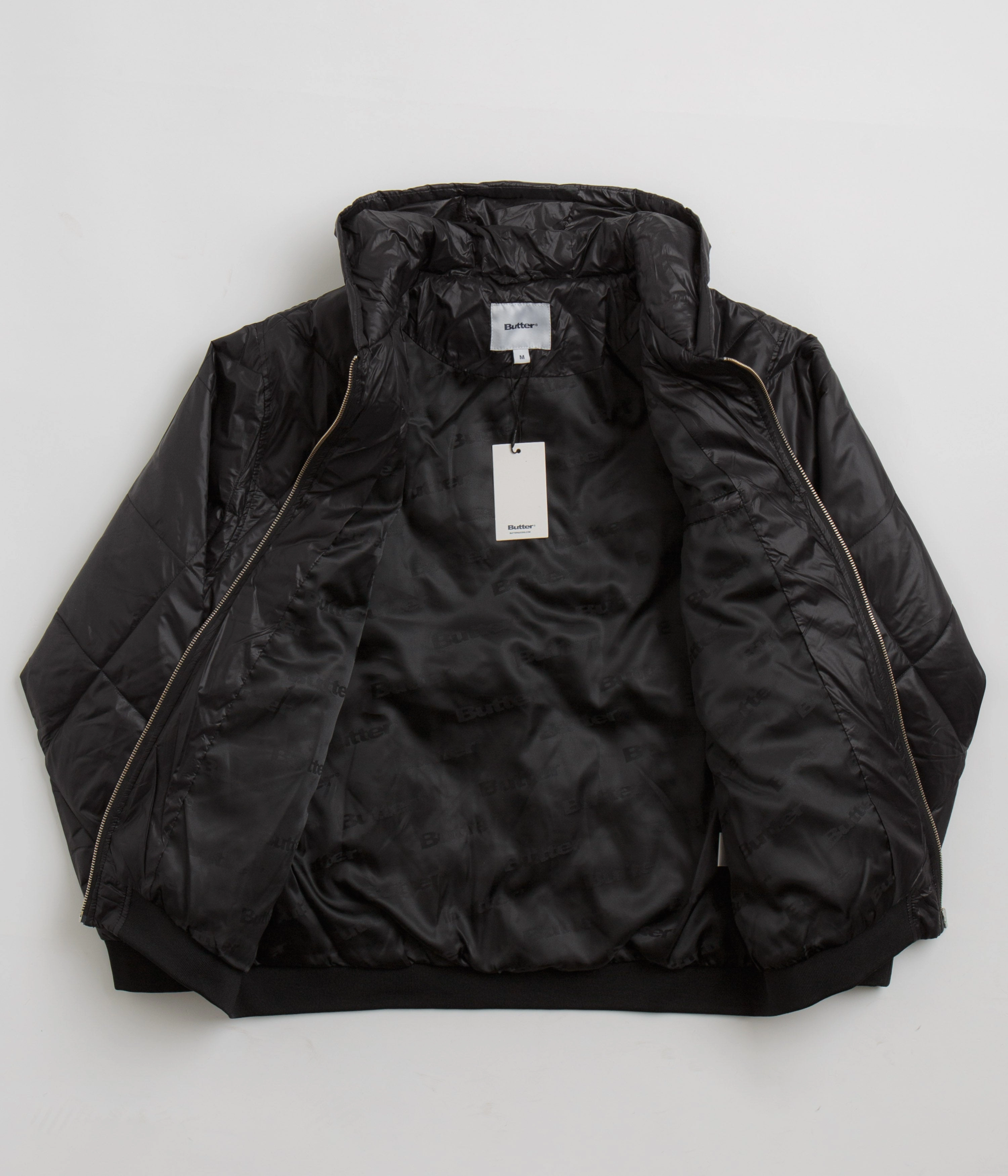 Wind Lock Butter Goods Hooded Work Jacket - Black