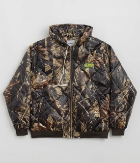 Butter Goods Hooded Work Jacket - Camo Wind Friendly High - end