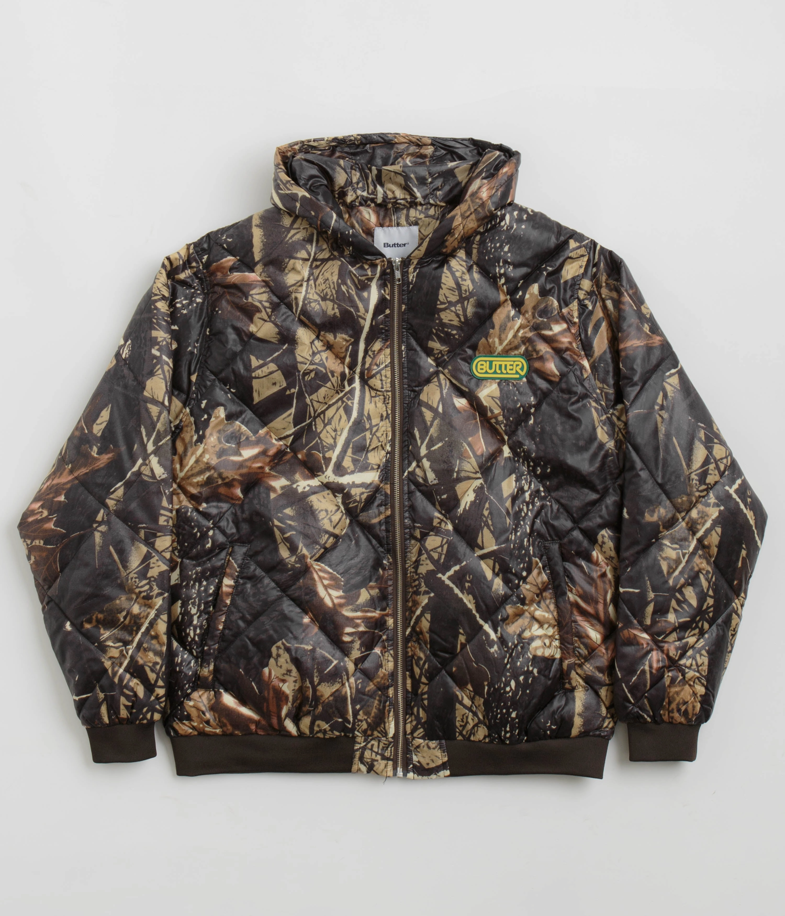 Butter Goods Hooded Work Jacket - Camo Wind Friendly High - end