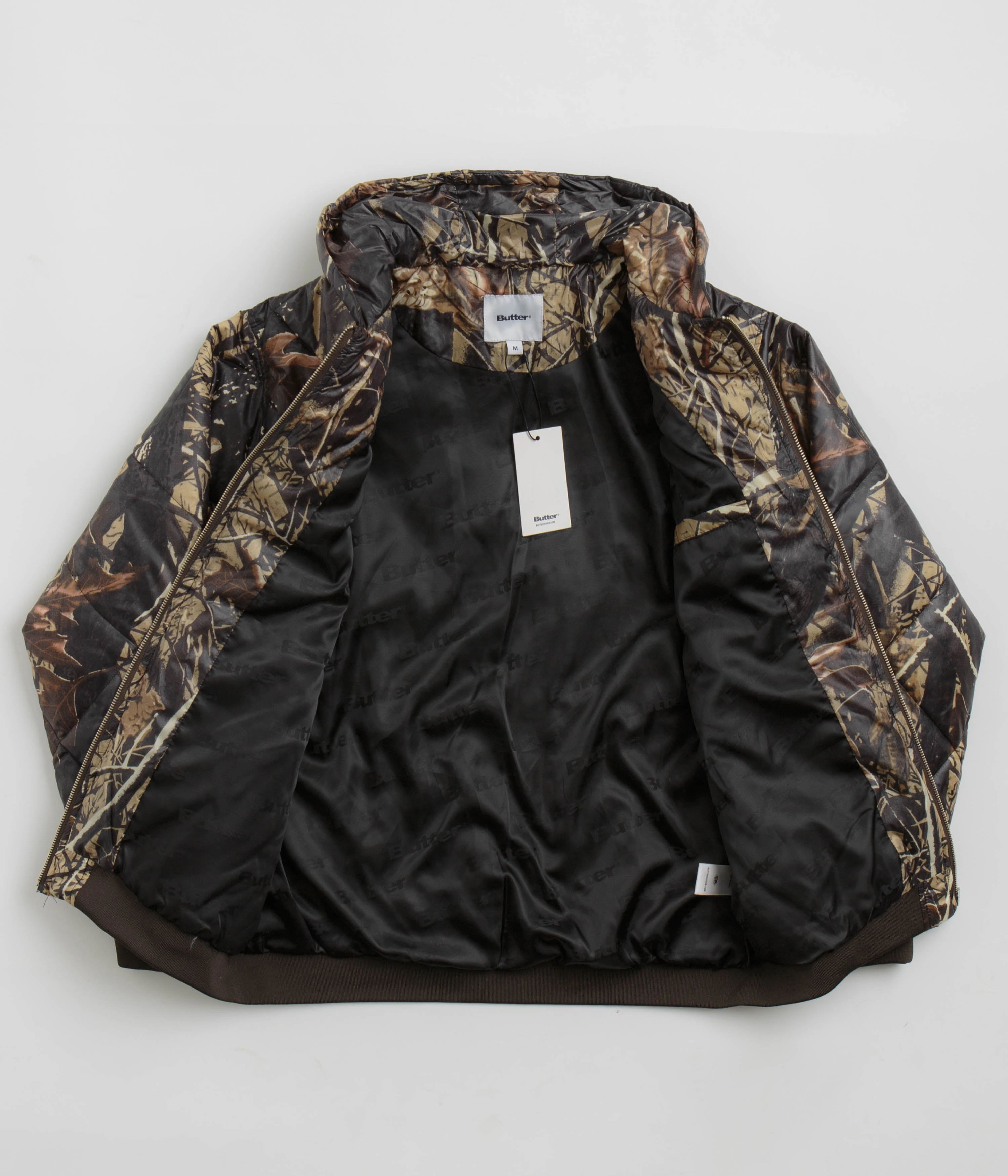 Butter Goods Hooded Work Jacket - Camo LayeredComfort