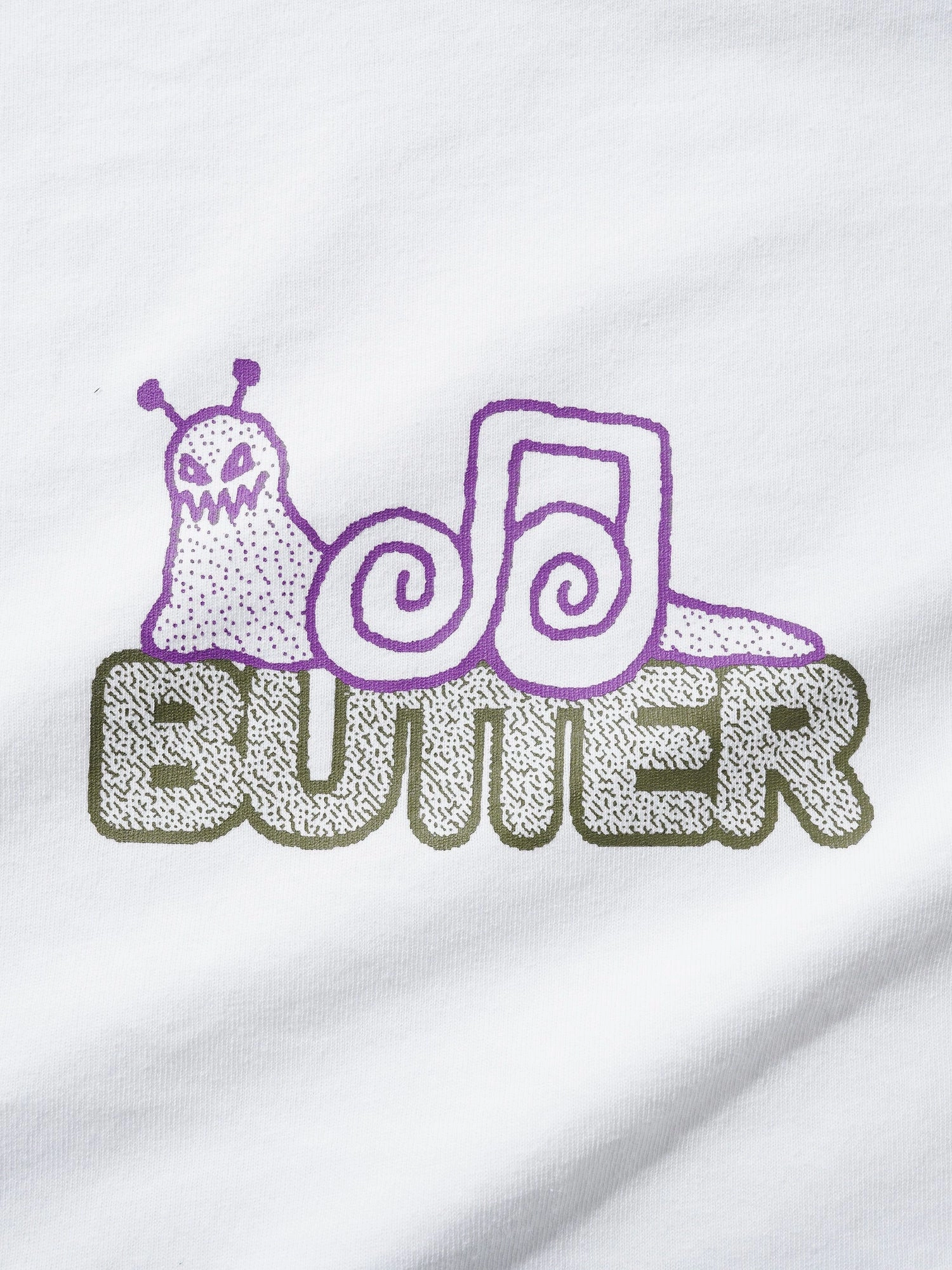 Two Tone Stitching Butter Goods Snail T-Shirt