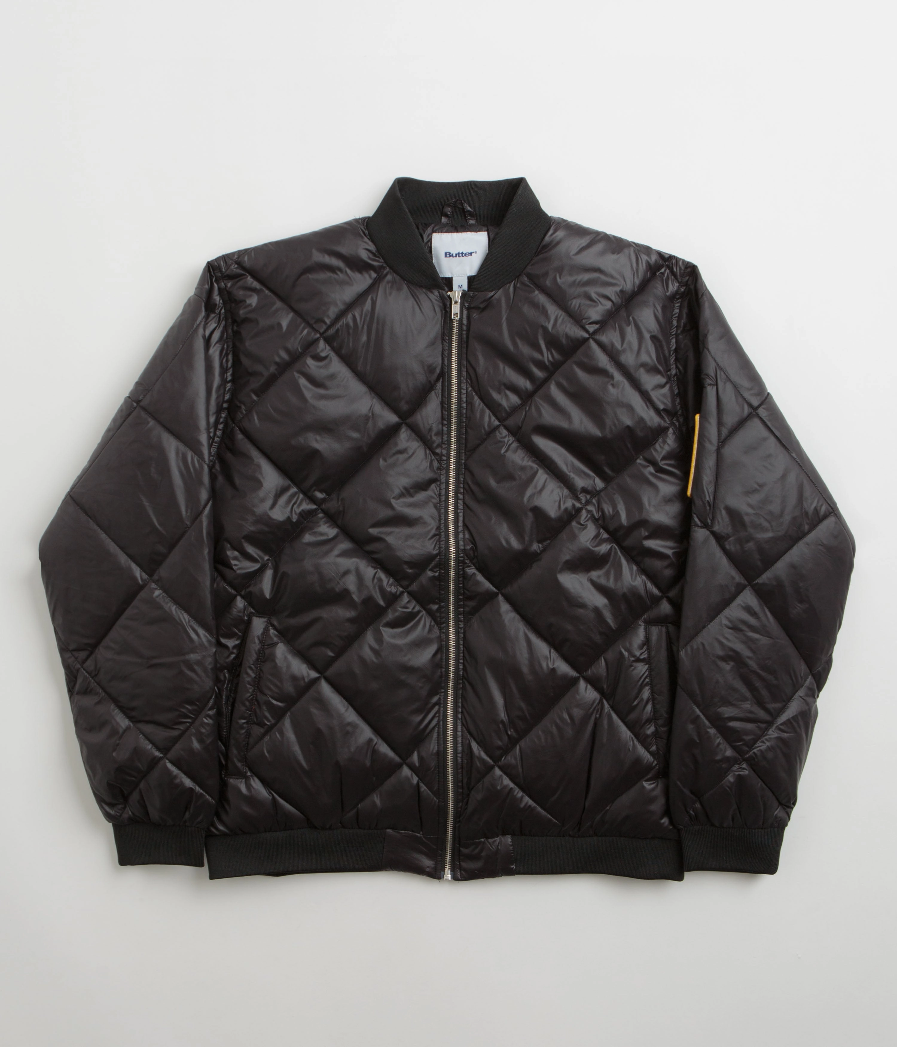 suitable for indoor activities Butter Goods Temperature Bomber Jacket - Black