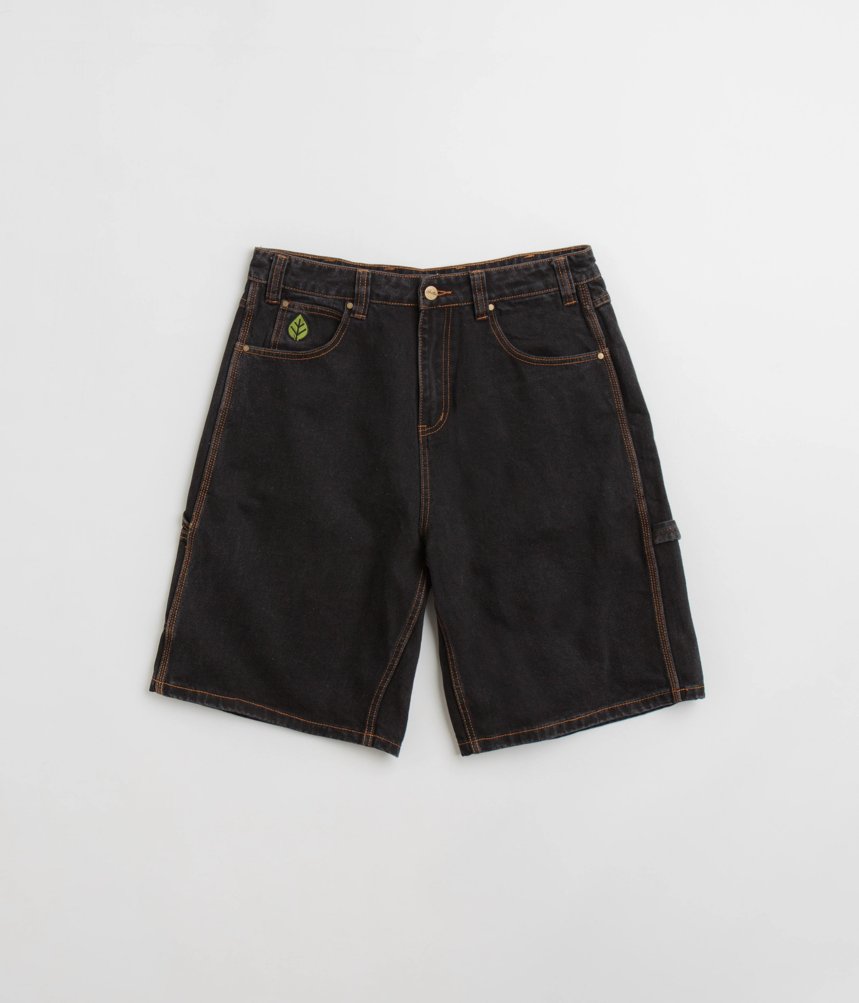Comfy Feel Butter Goods Weathergear Denim Shorts - Washed Black