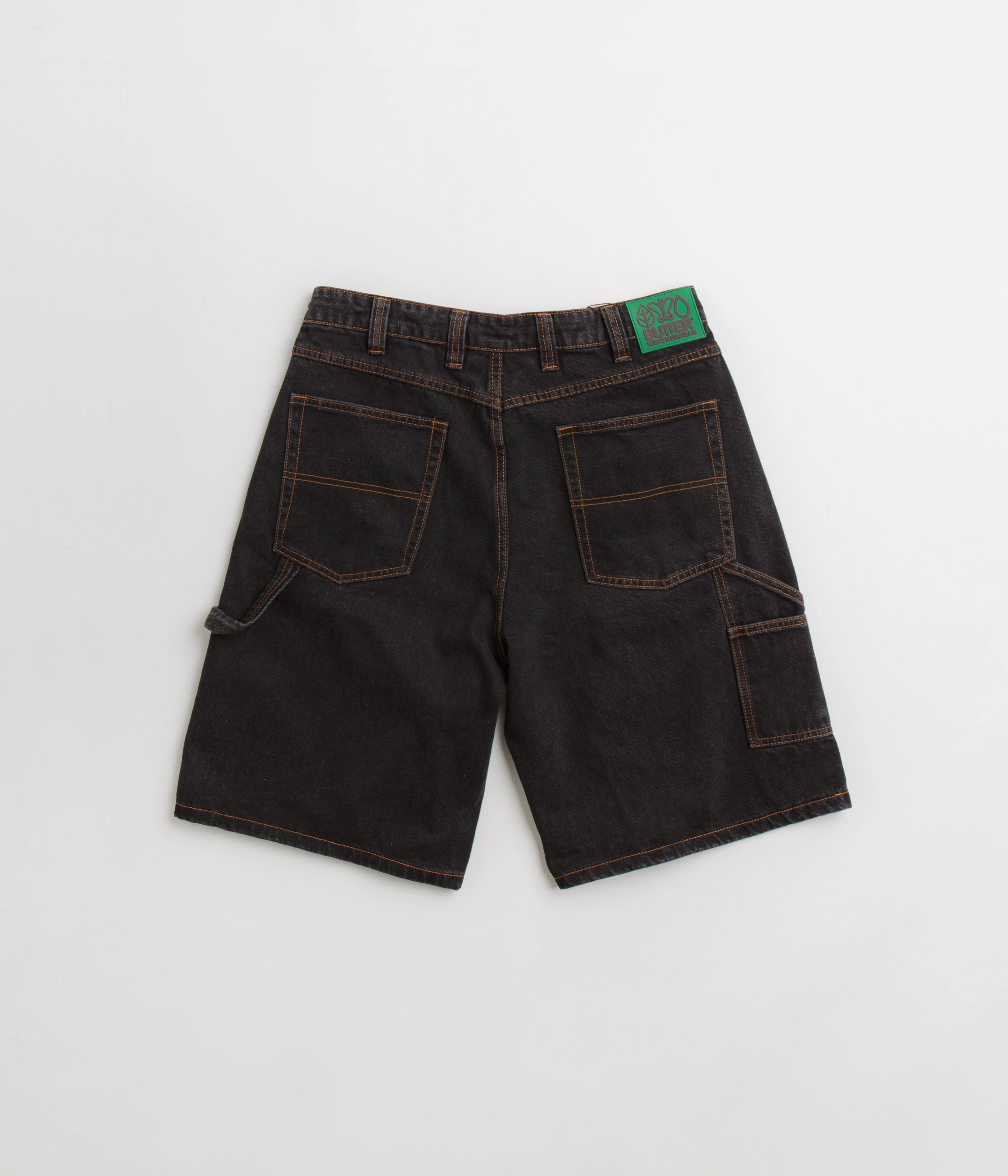 Butter Goods Weathergear Denim Shorts - Washed Black Stay Fresh
