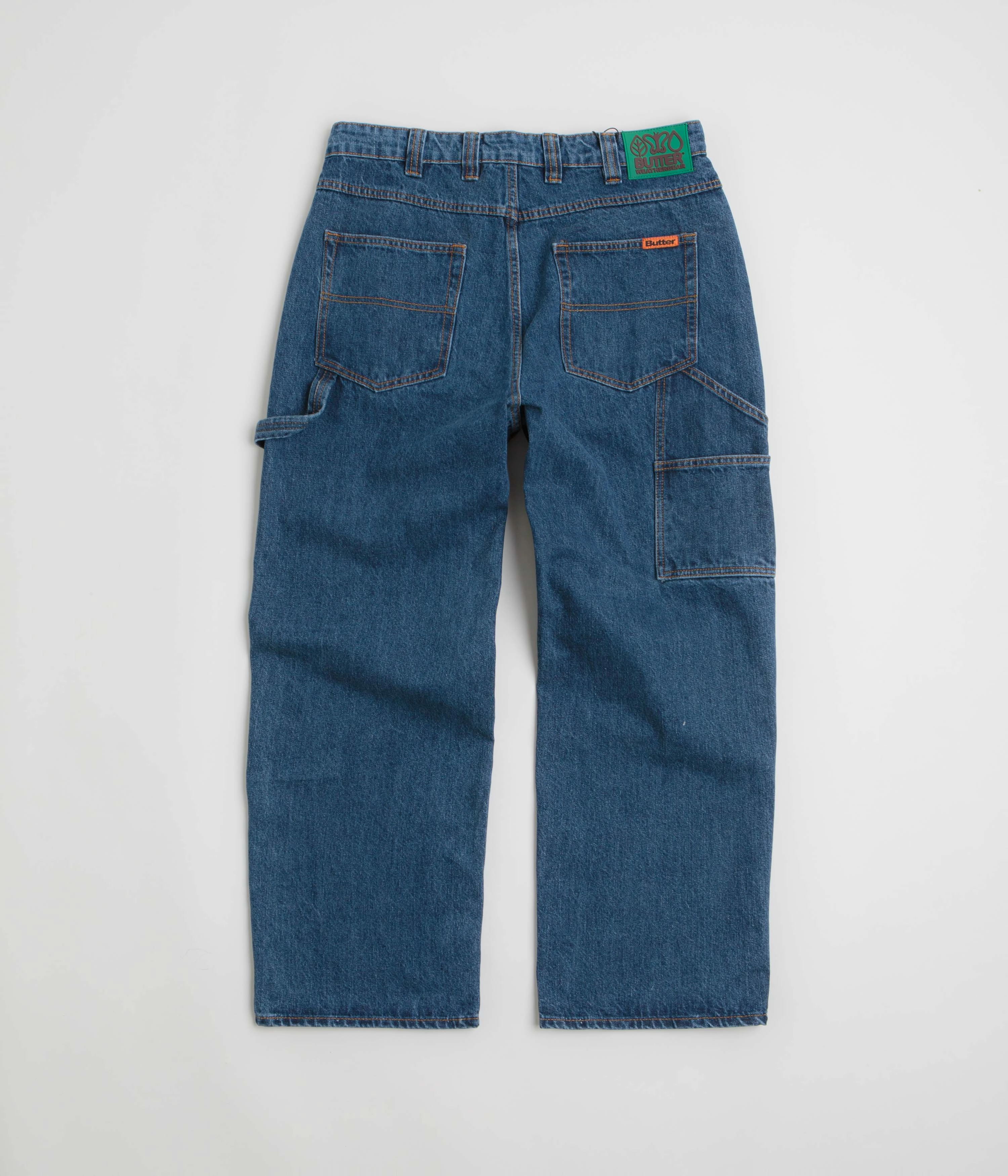 Lounge-friendly Butter Goods Weathergear Jeans - Repaired Indigo
