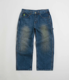 Butter Goods Weathergear Jeans - Repaired Indigo Quick-Dry Material