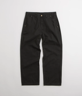 Butter Goods Work Pants - Black AdjustableTabs