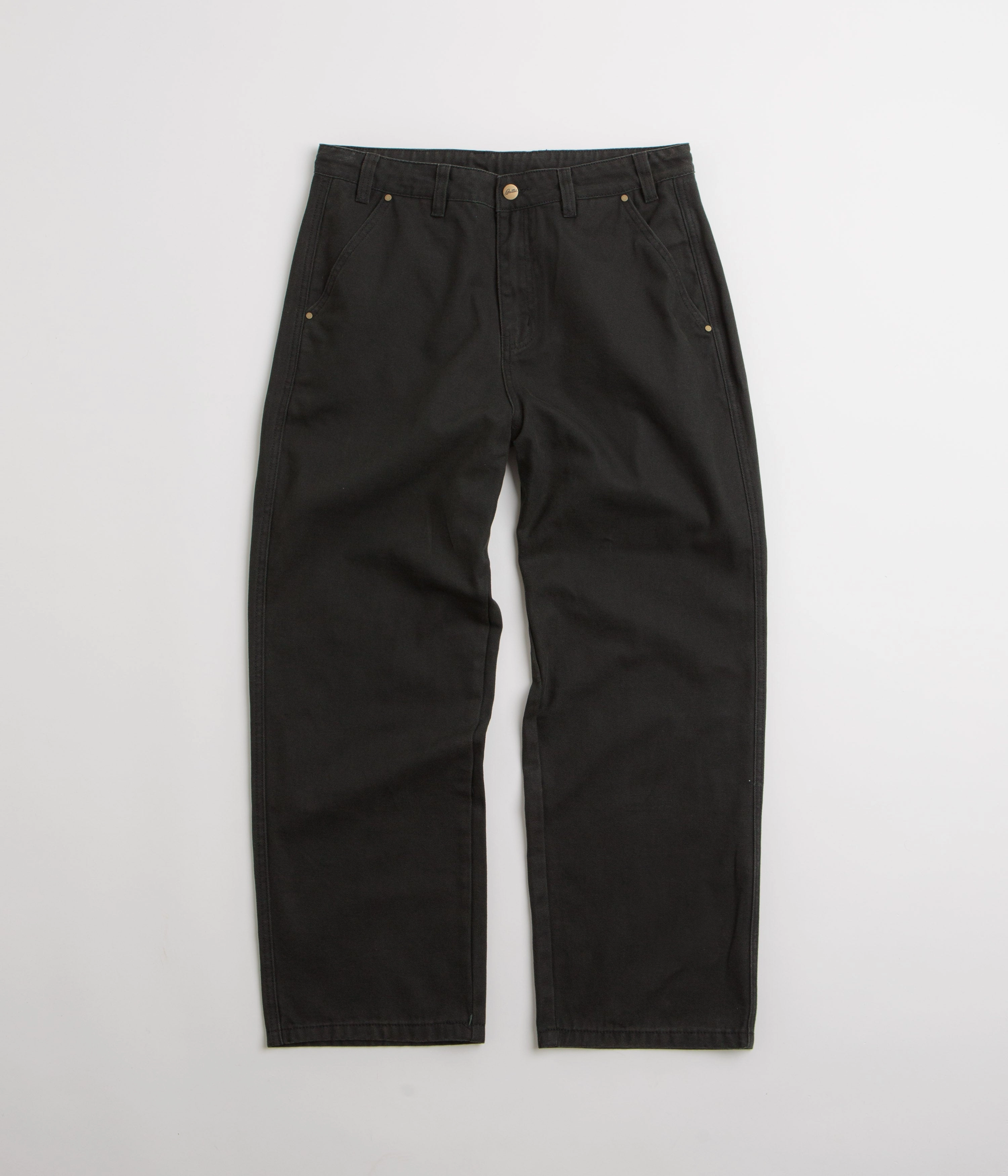 Butter Goods Work Pants - Black AdjustableTabs