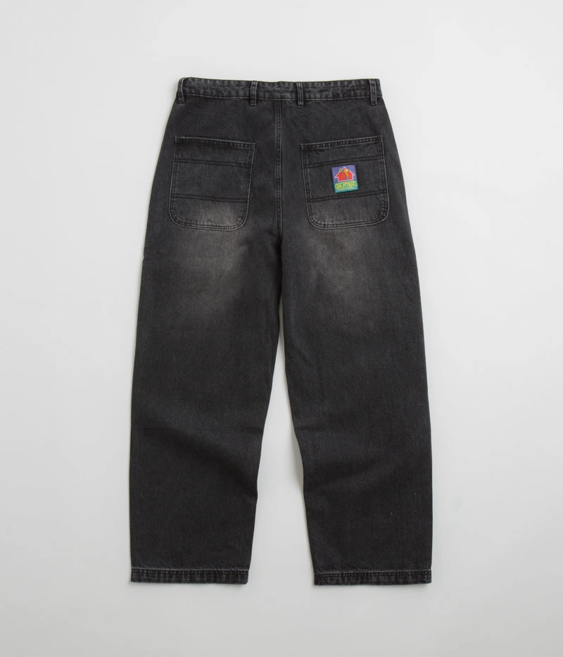Stain Repellent Coating Butter Goods Work Pants - Distressed Black