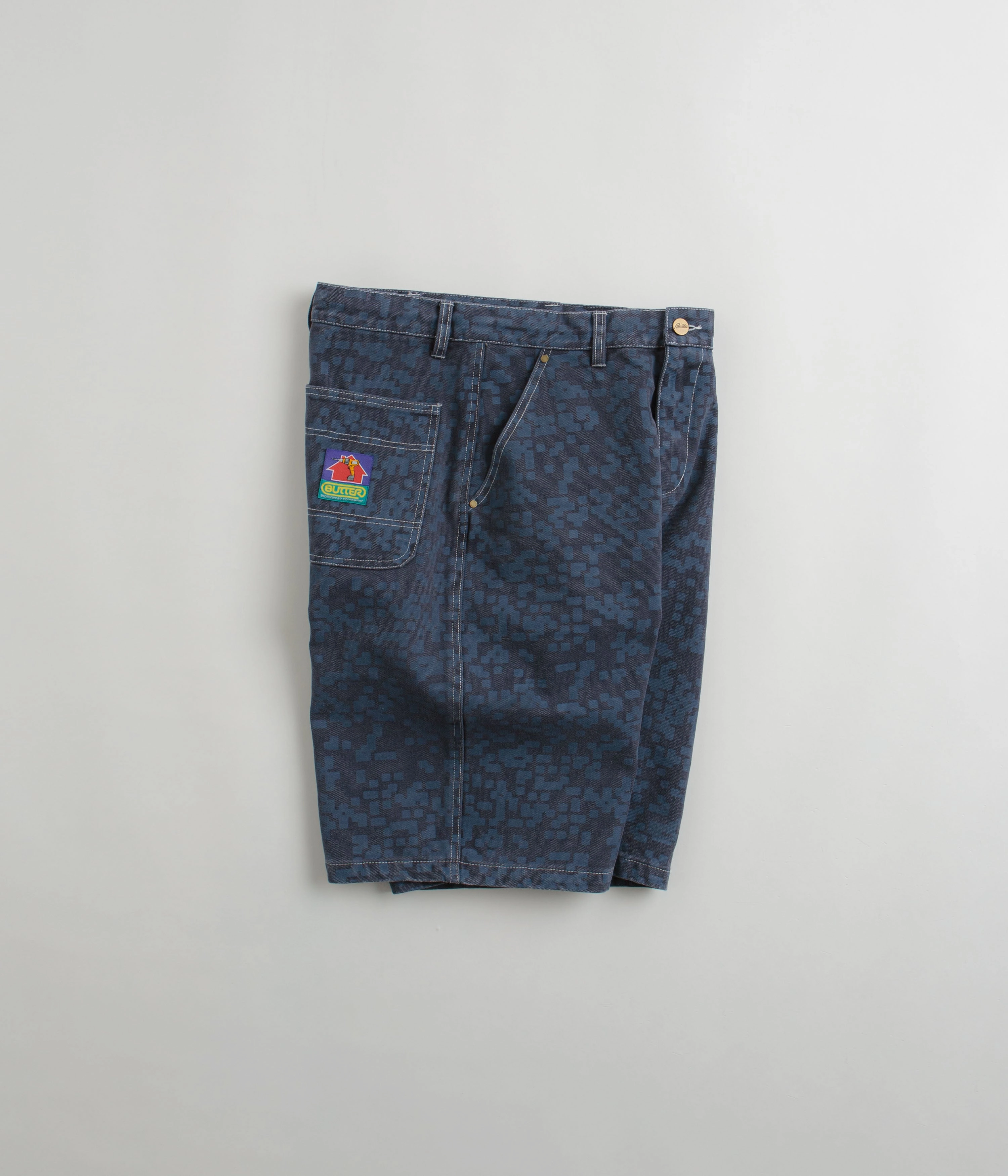 Urban Fashion Travel Light Butter Goods Work Shorts - Slate Blue