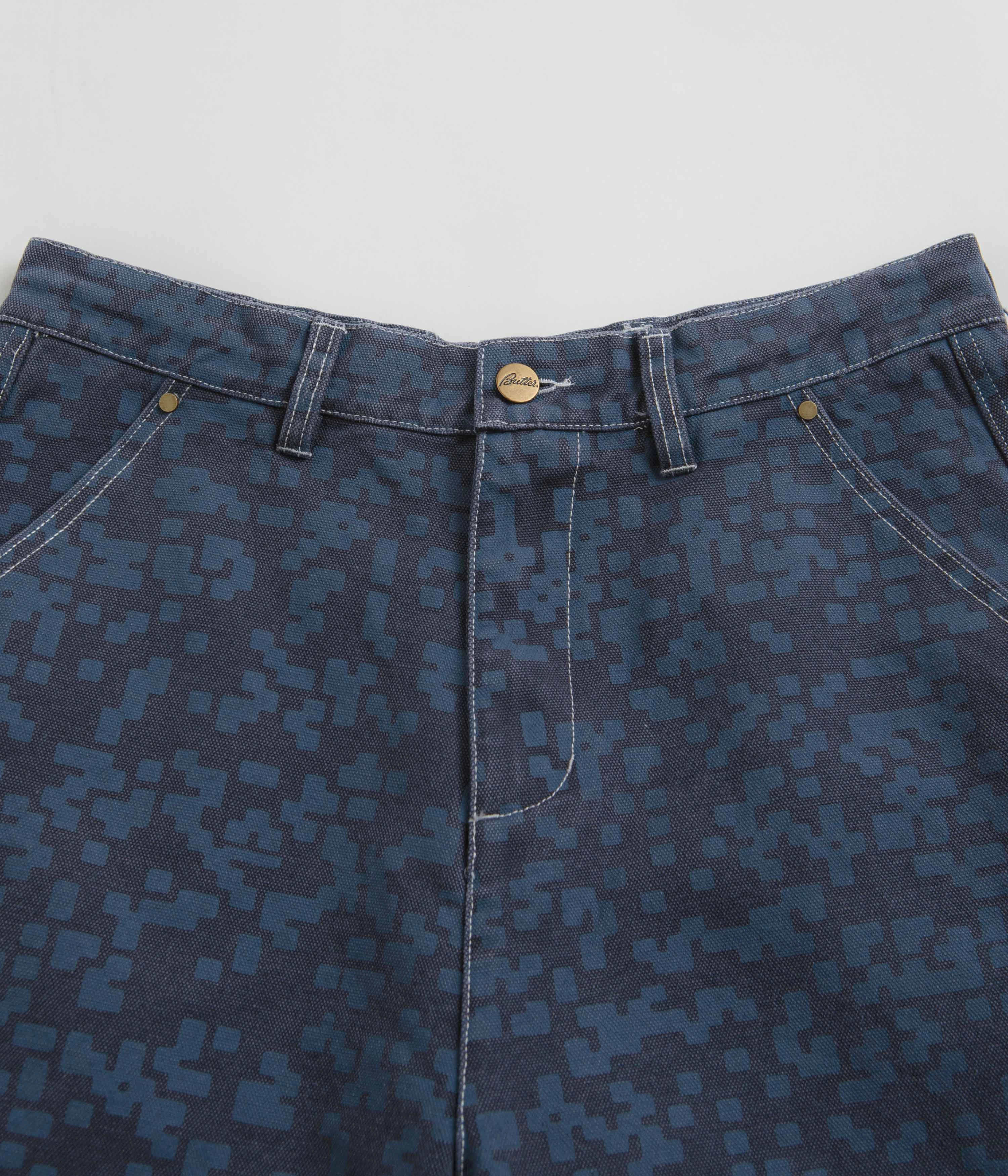 school clothing Butter Goods Work Shorts - Slate Blue