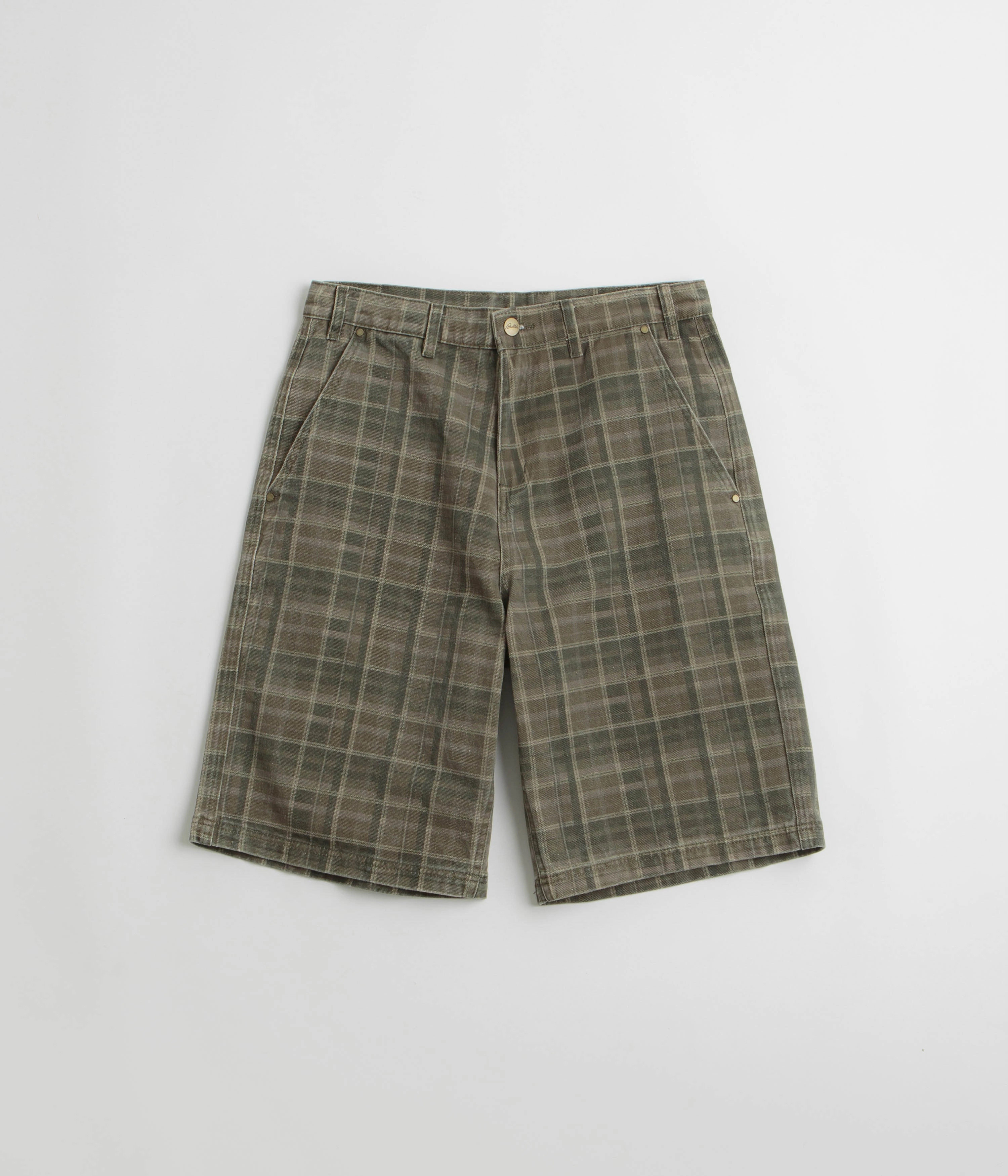 Butter Goods Work Shorts - Washed Plaid Cool Comfort Non Irritating Tags