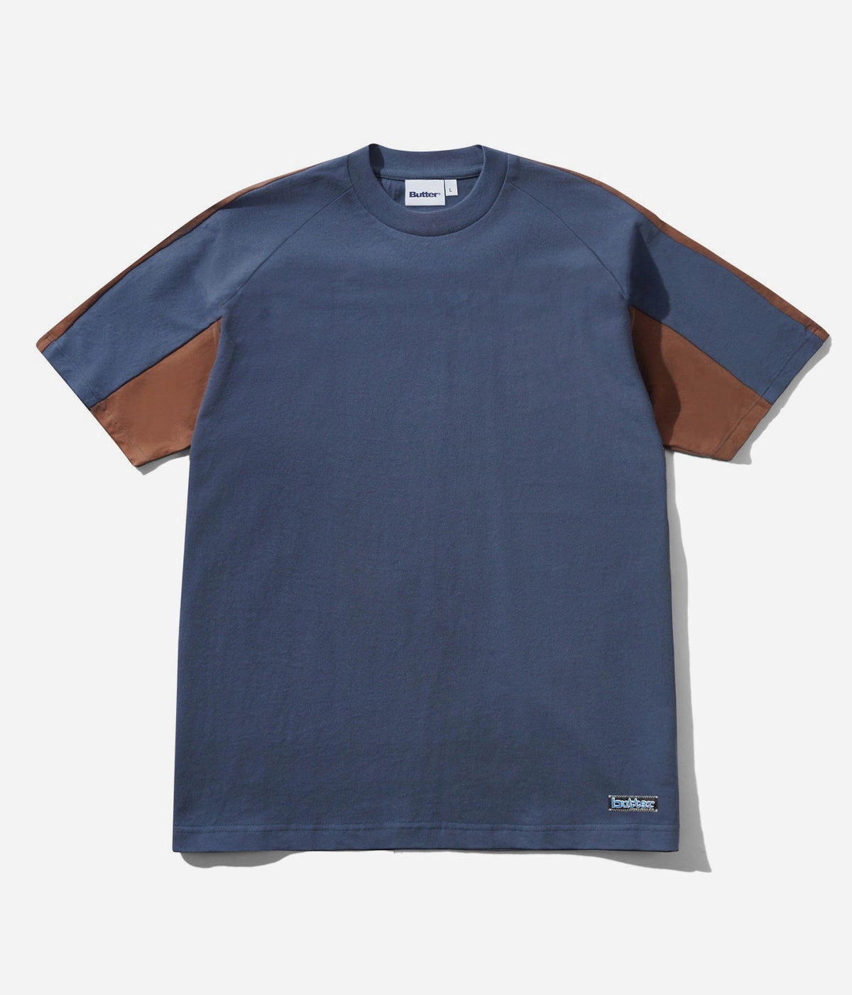 Denim Blend Butter Goods Worldwide Panelled T-Shirt
