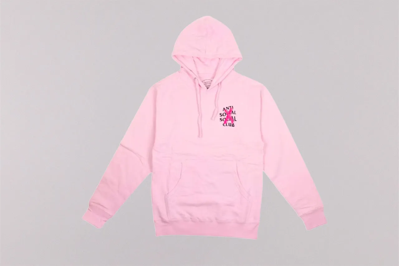 Non Chafe Armholes Chic Style Anti Social Social Club Cancelled Hoodie 'Pink'
