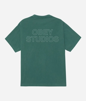 Odor control Comfortable Fabric Obey Studios Outline T-Shirt