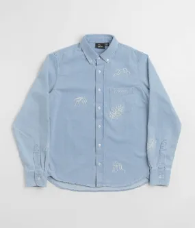 Winter Retreat by Parra Ancient Aliens Shirt - Washed Blue