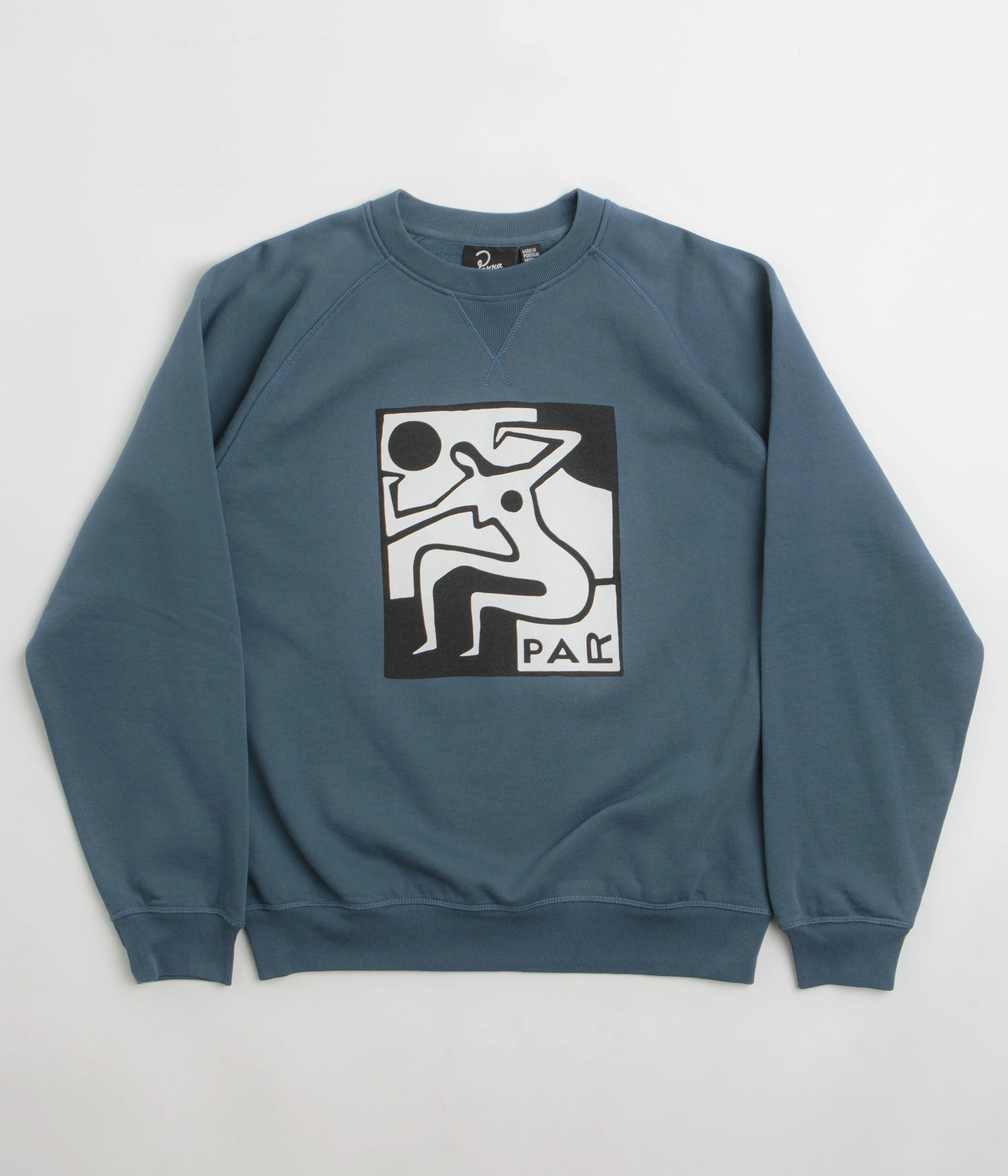 ribbon accents by Parra Ball Sports Crewneck Sweatshirt - Dark Blue
