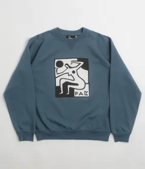ribbon accents by Parra Ball Sports Crewneck Sweatshirt - Dark Blue