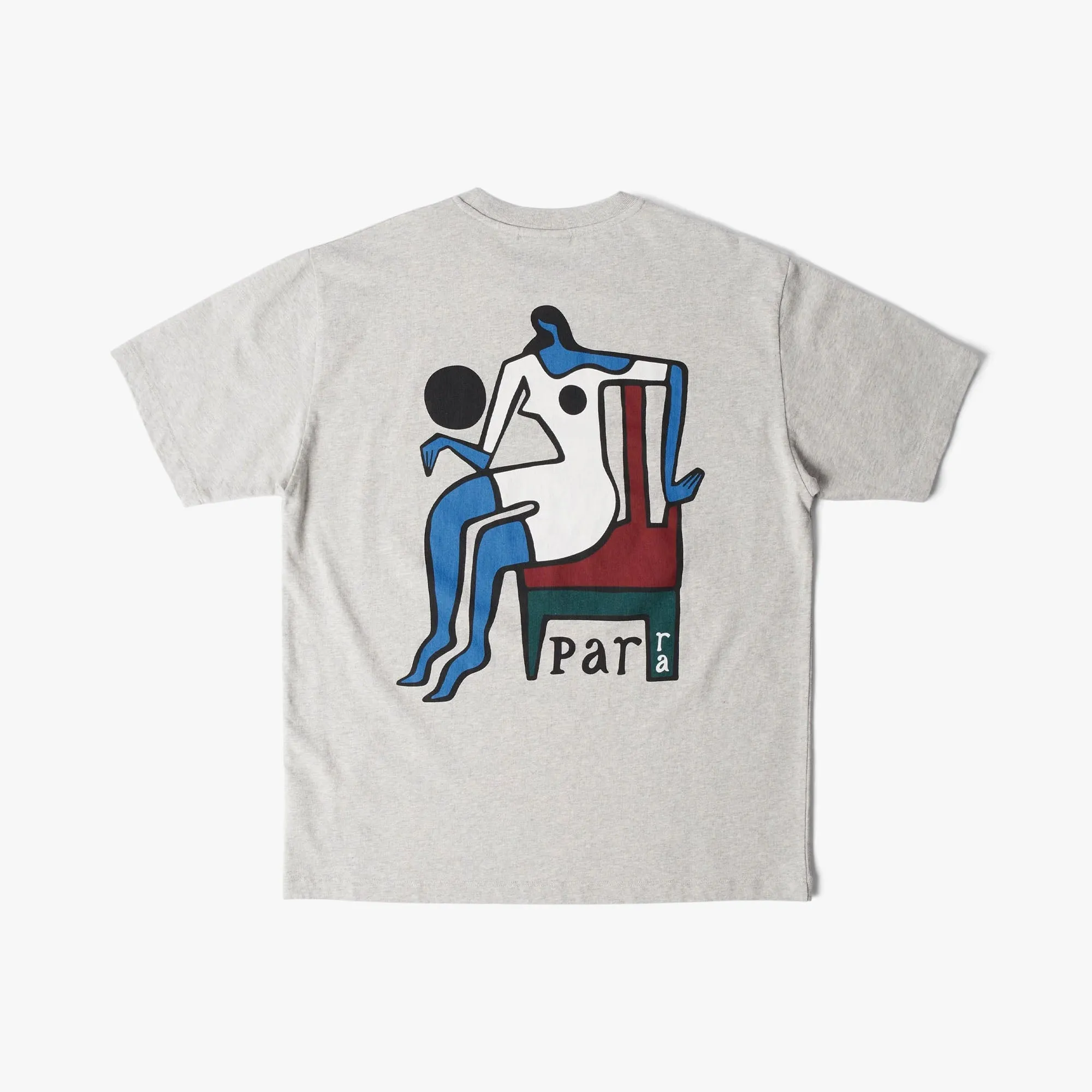 by Parra Chair Baller T-Shirt Heather Grey amusement park event Odor Resistant