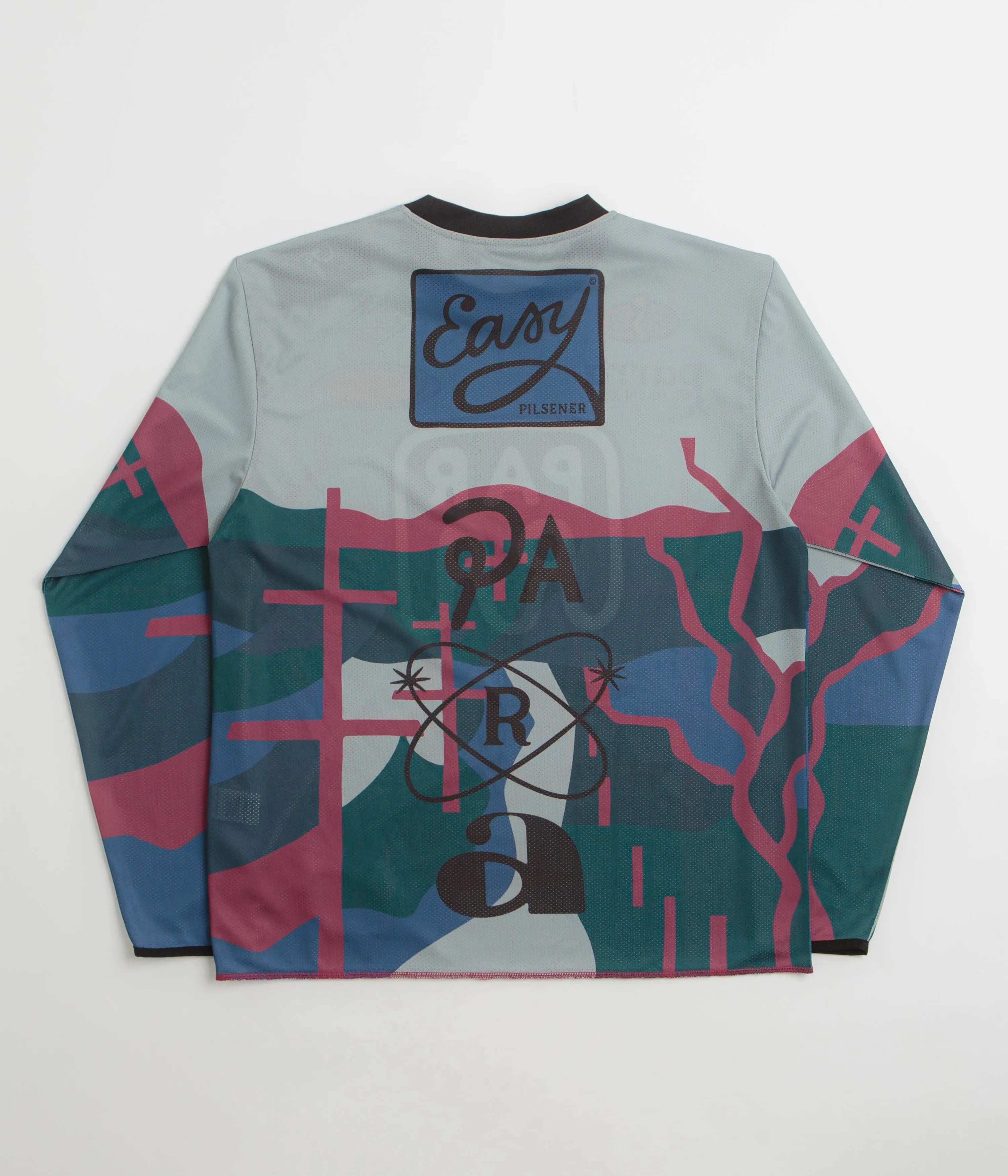 by Parra Dirt Jumper Long Sleeve T-Shirt - Grey tropical climate soccer venue