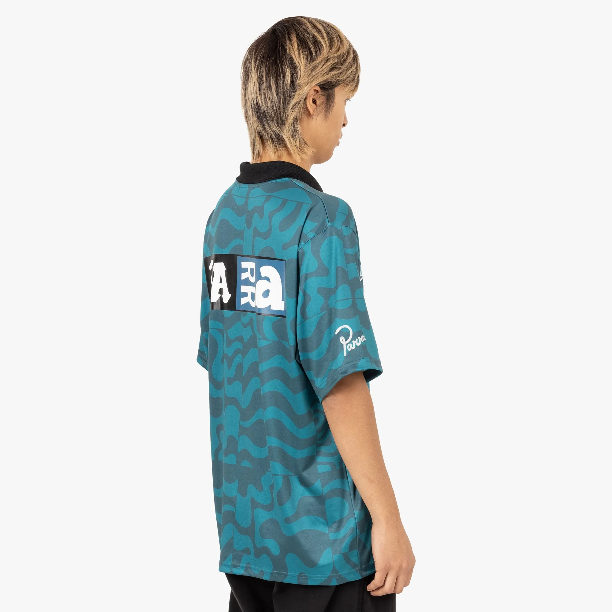 formal dinner by Parra Flage Polo Shirt / Deep Sea Green